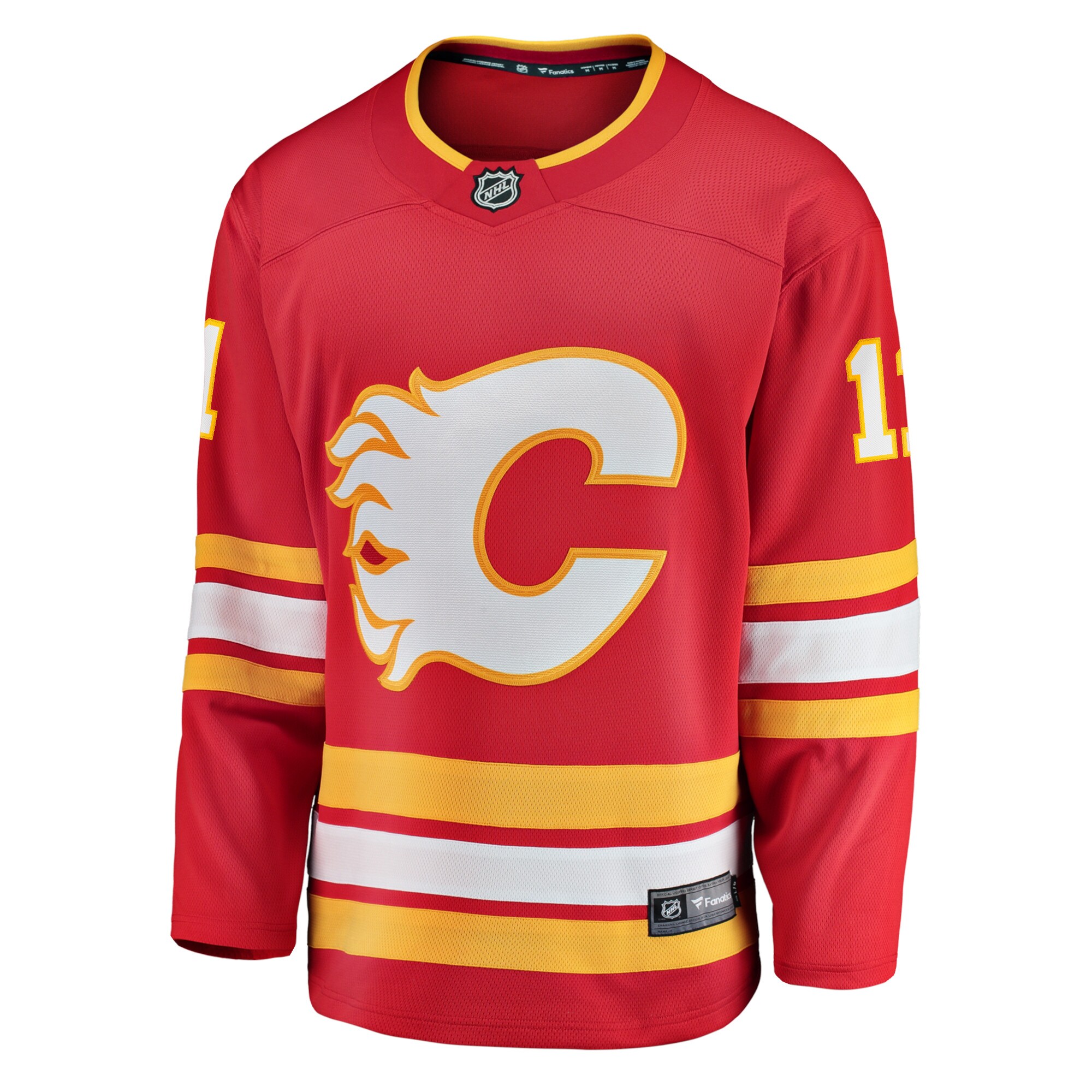 Calgary Flames Mikael Backlund Red Home Breakaway Player NHL Jersey Men's