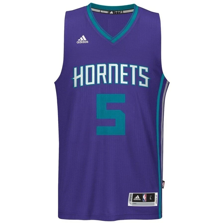 Nicolas Batum Charlotte Hornets Road Swingman Purple NBA Jersey Men's