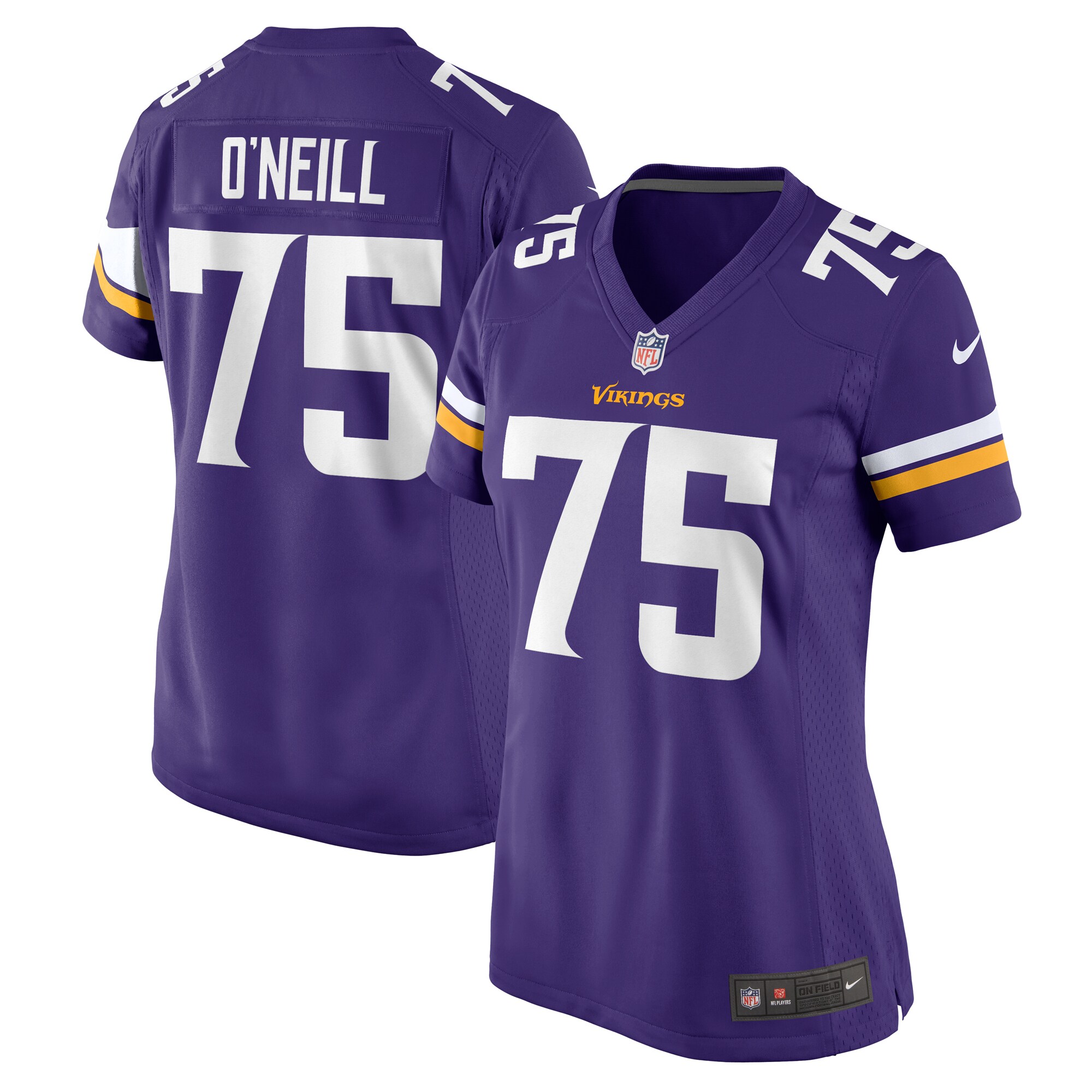 Minnesota Vikings Brian O'Neill Purple Game NFL Jersey Women's