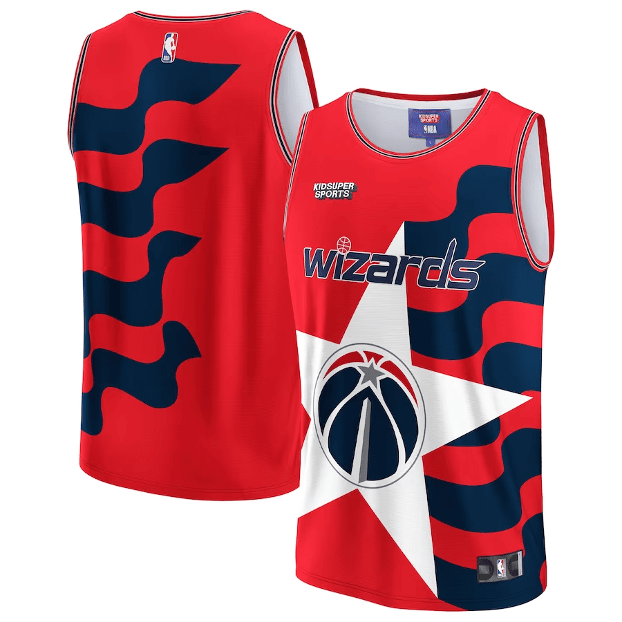 Washington Wizards KidSuper Studio Unisex Hometown Red NBA Jersey Unisex