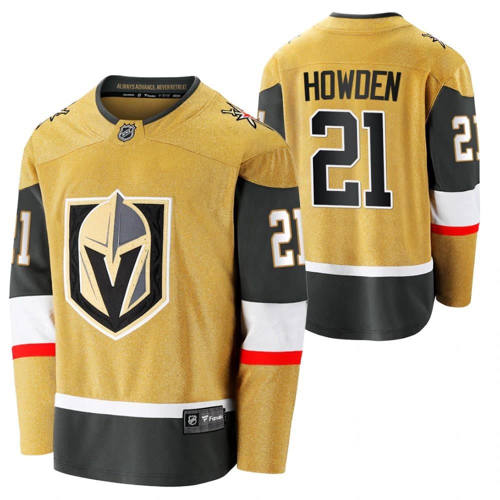 Vegas Golden Knights Brett Howden 21 2023 Gold Alternate NHL Jersey Men's