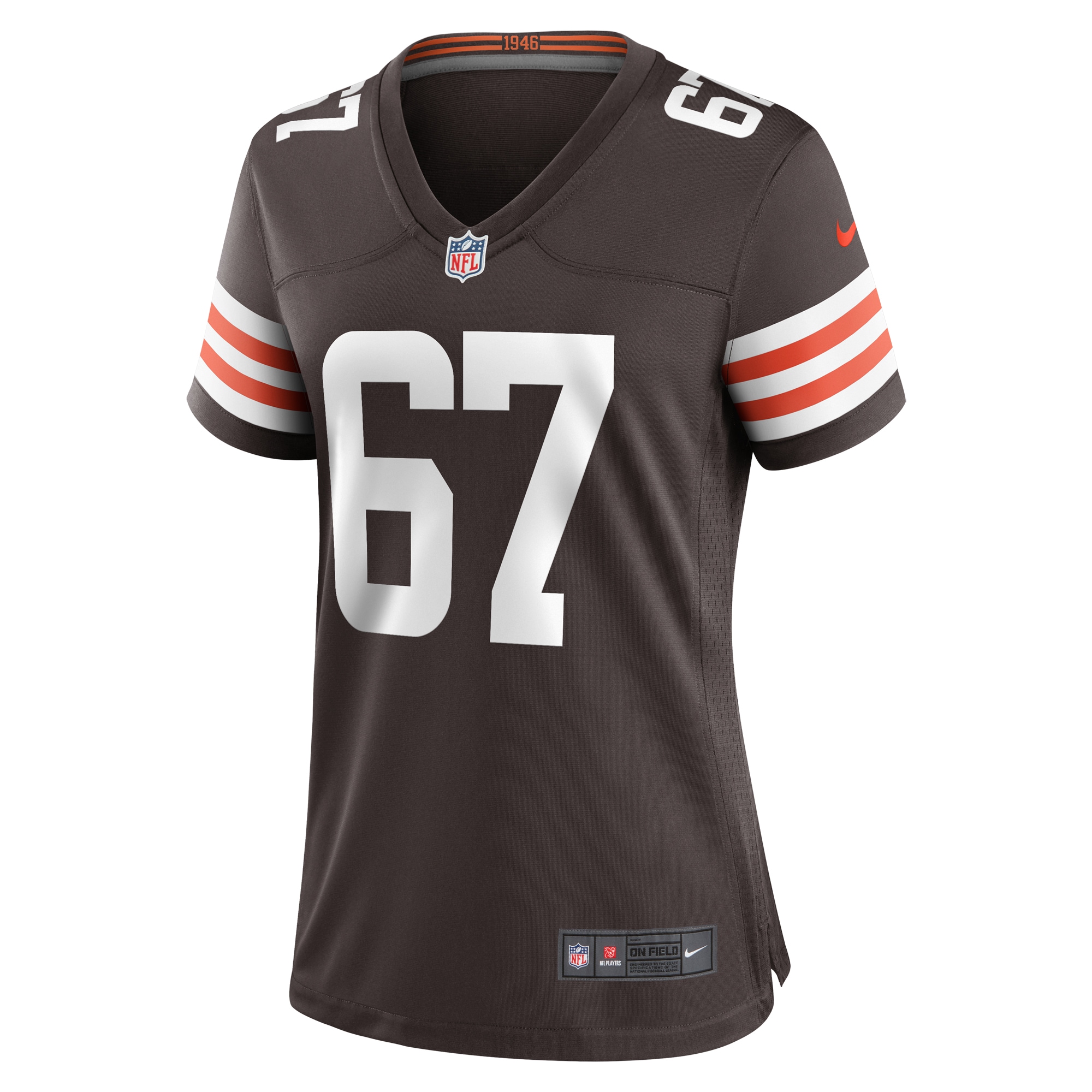 Cleveland Browns Justin Murray Brown Team Game NFL Jersey Women's