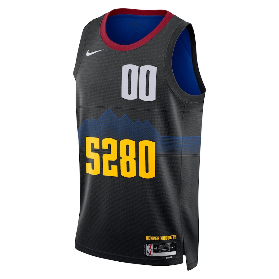 Denver Nuggets 2023/24 Swingman Custom City Edition Black NBA Jersey Men's