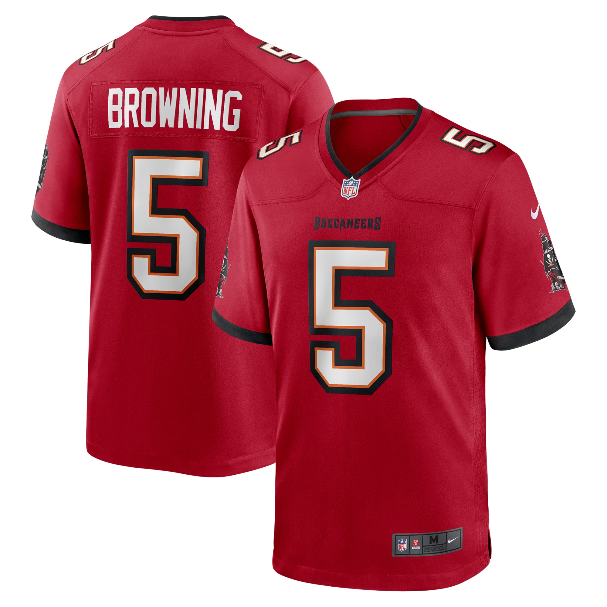 Tampa Bay Buccaneers Jack Browning Red Game NFL Jersey Men's