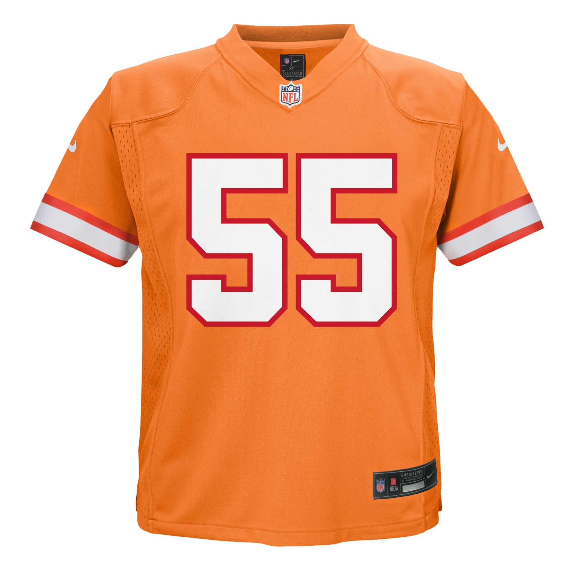 Infant Tampa Bay Buccaneers Derrick Brooks Orange Retired Player Game NFL Jersey Men's