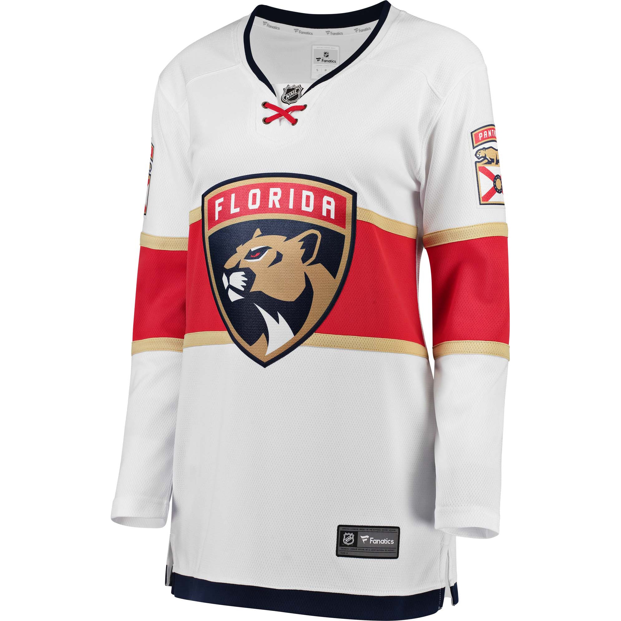 Florida Panthers White Away Breakaway NHL Jersey Women's
