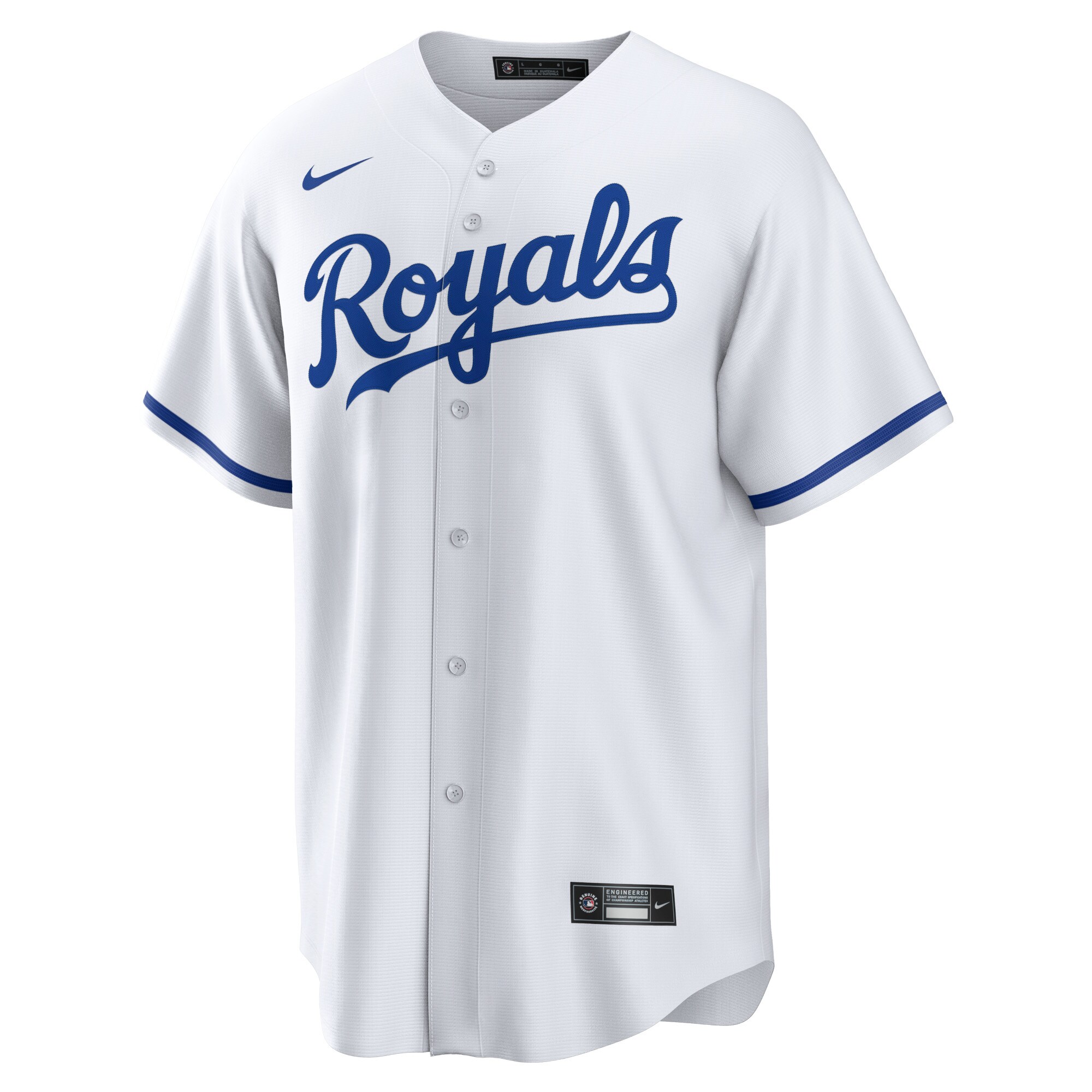 Kansas City Royals Bobby Witt Jr. White Home Player MLB Jersey Men's
