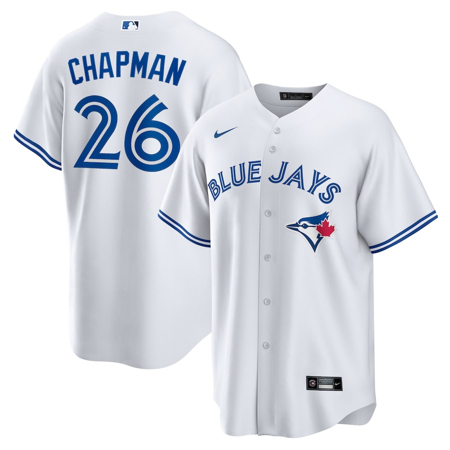 Matt Chapman 26 Toronto Blue Jays Home White MLB Jersey Men's
