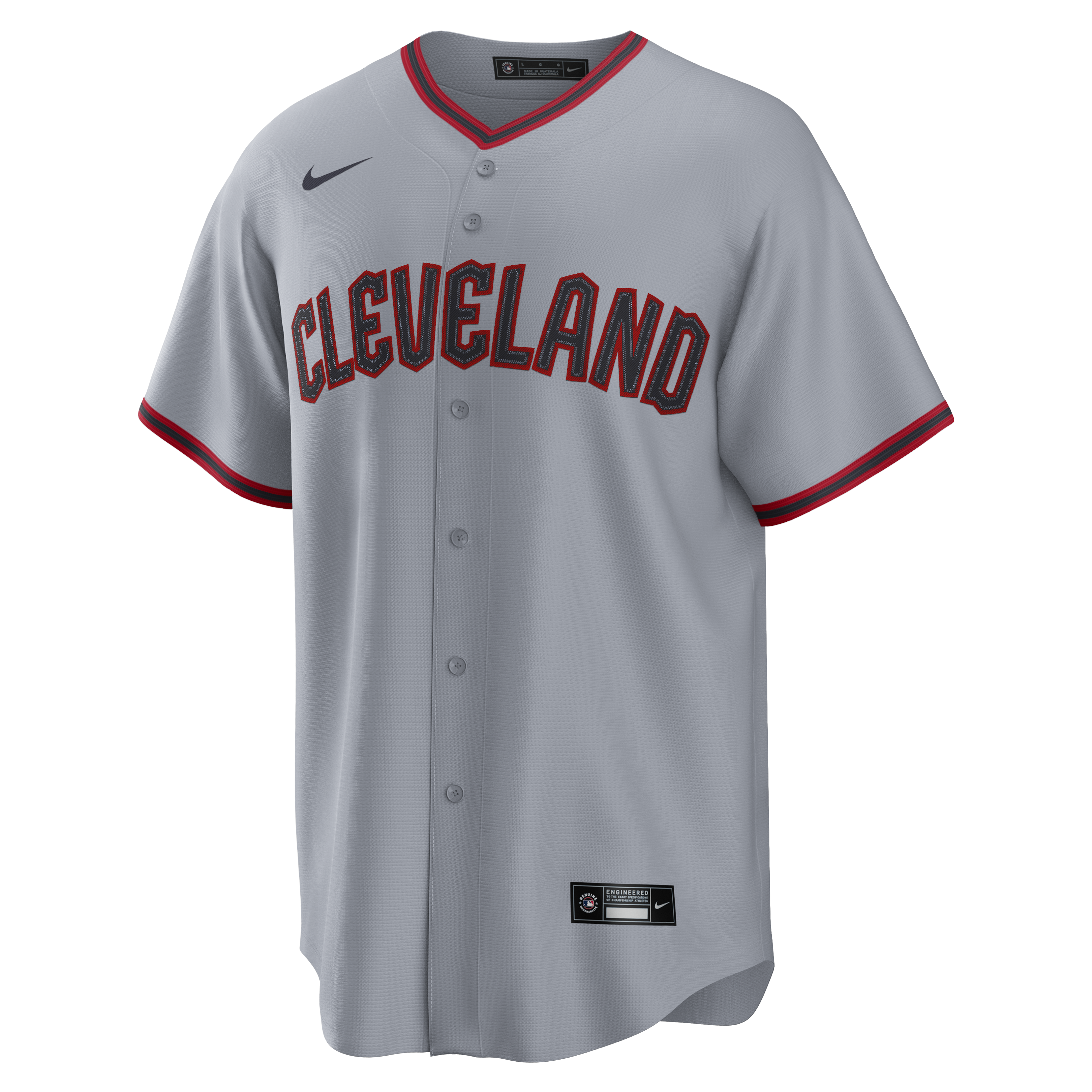 Cleveland Guardians Gray Road 2.0 MLB Jersey Men's