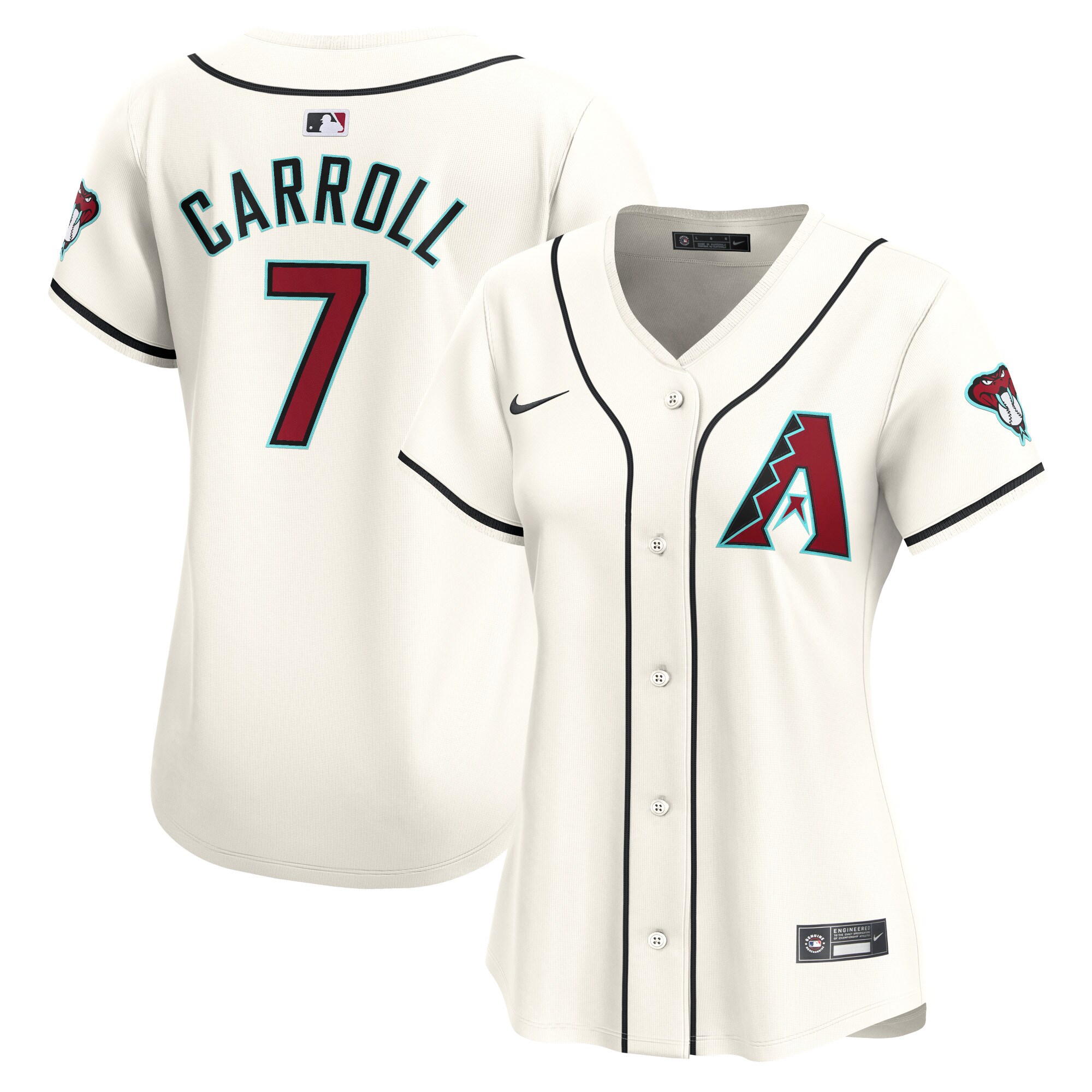 Arizona Diamondbacks Corbin Carroll White Home Limited Player MLB Jersey Women's