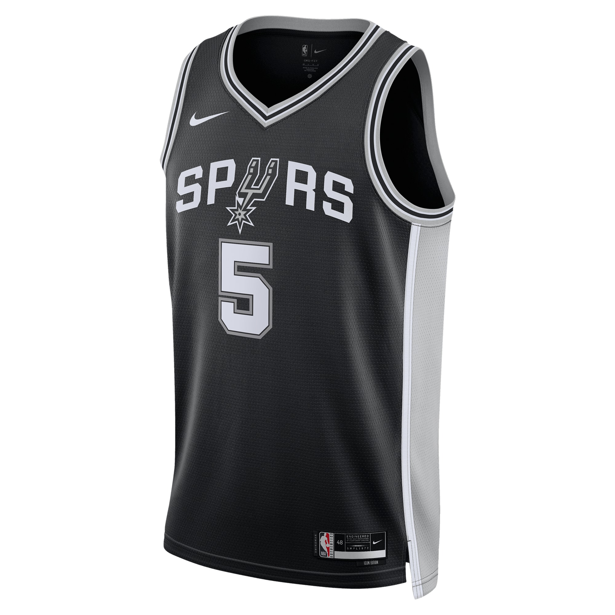 San Antonio Spurs Icon Swingman Black Stephon Castl Unisex NBA Jersey Unisex