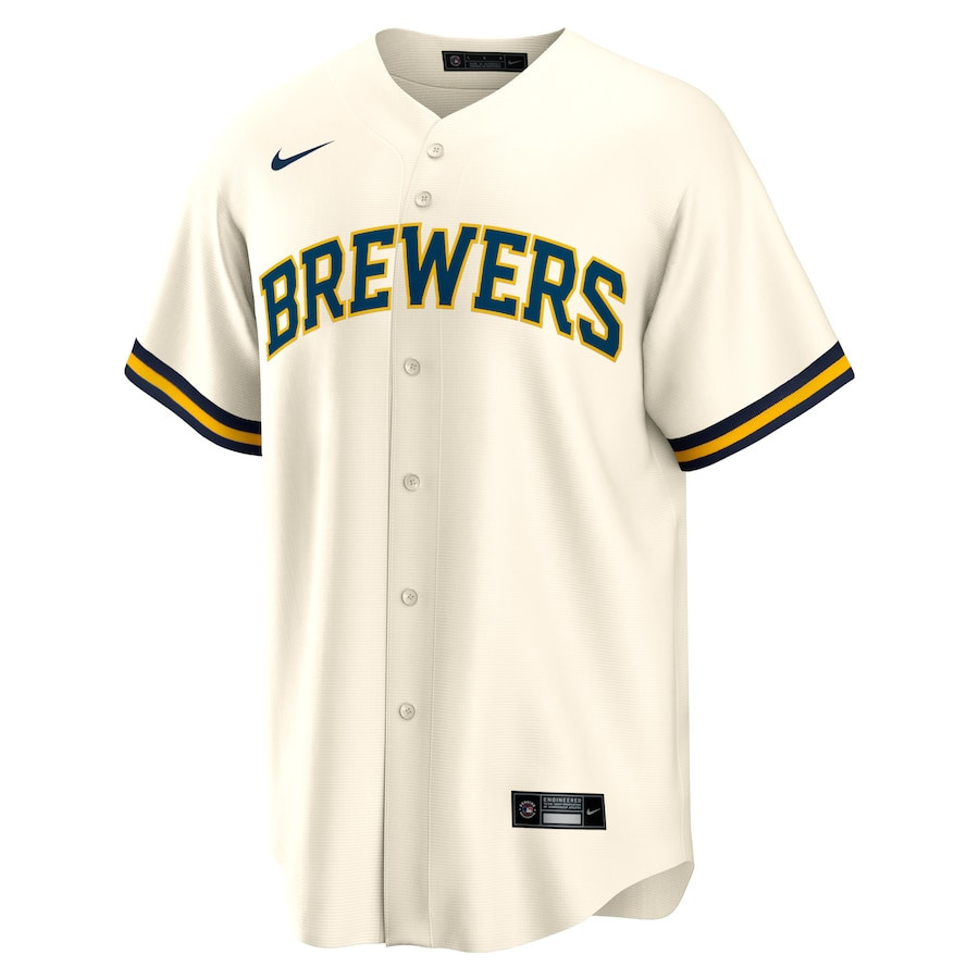 Rowdy Tellez 11 Milwaukee Brewers White MLB Jersey Men's