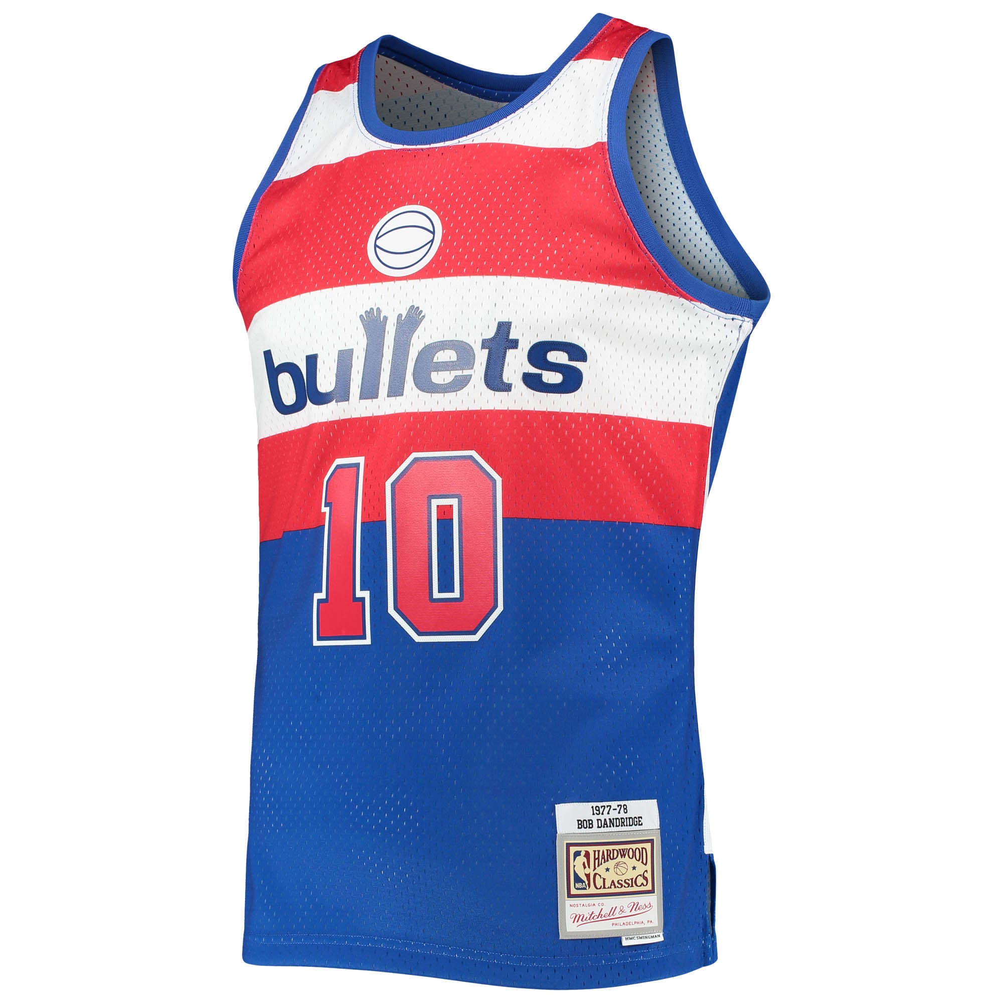Mitchell Ness Bob Dandridge Blue Washington Bullets 1977/78 Hardwood Classics Swingman NBA Jersey Men's