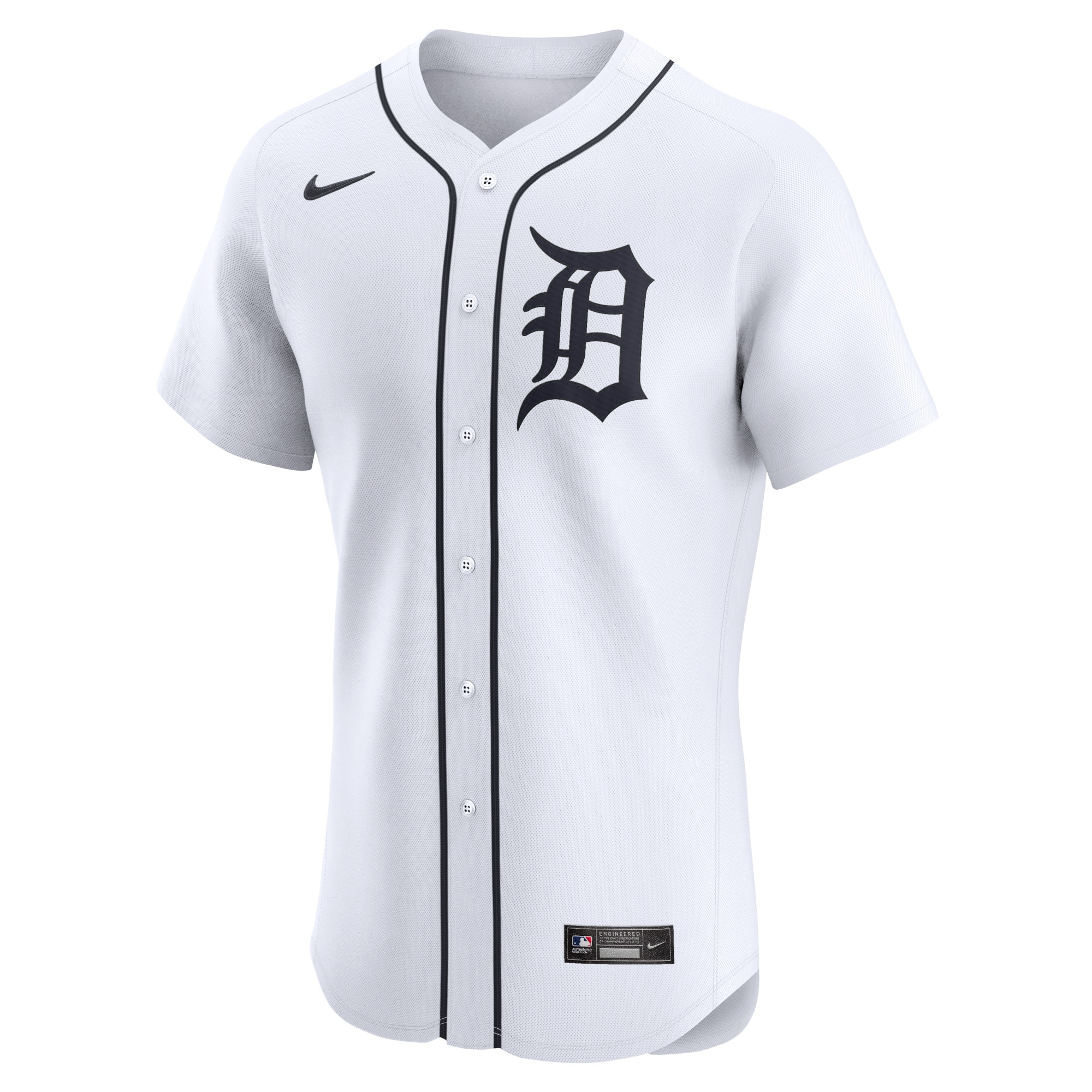Detroit Tigers Javier Baez White Home Elite Player MLB Jersey Men's