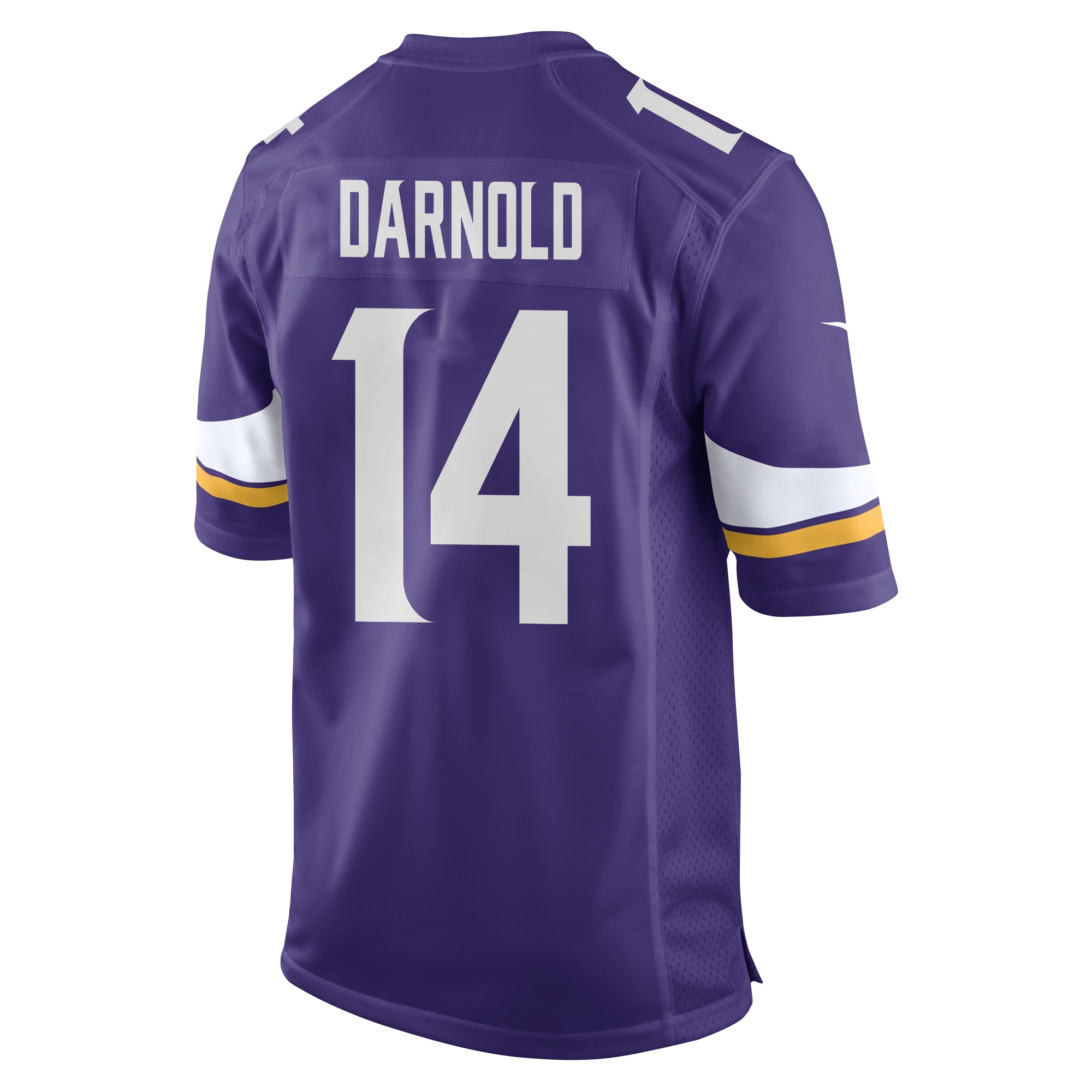 Sam Darnold 14 Minnesota Vikings Super Bowl LIX New Orleans Patch Game Purple NFL Jersey Men's