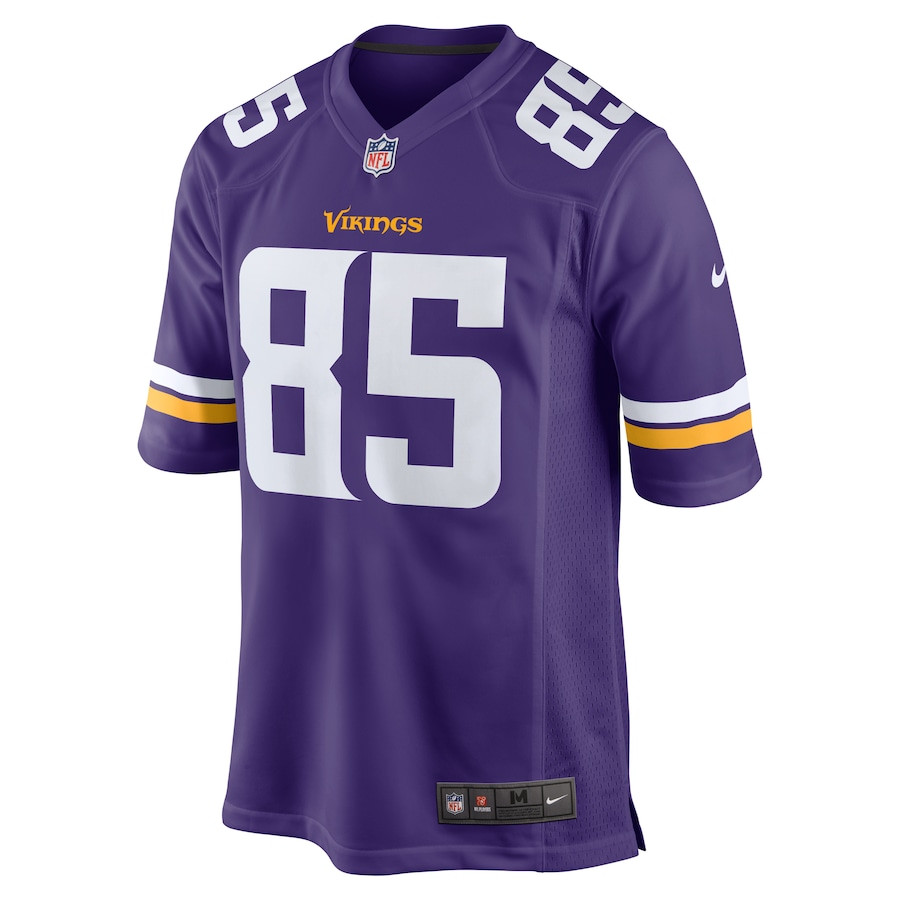 Daylen Baldwin 85 Minnesota Vikings Game Purple NFL Jersey Men's