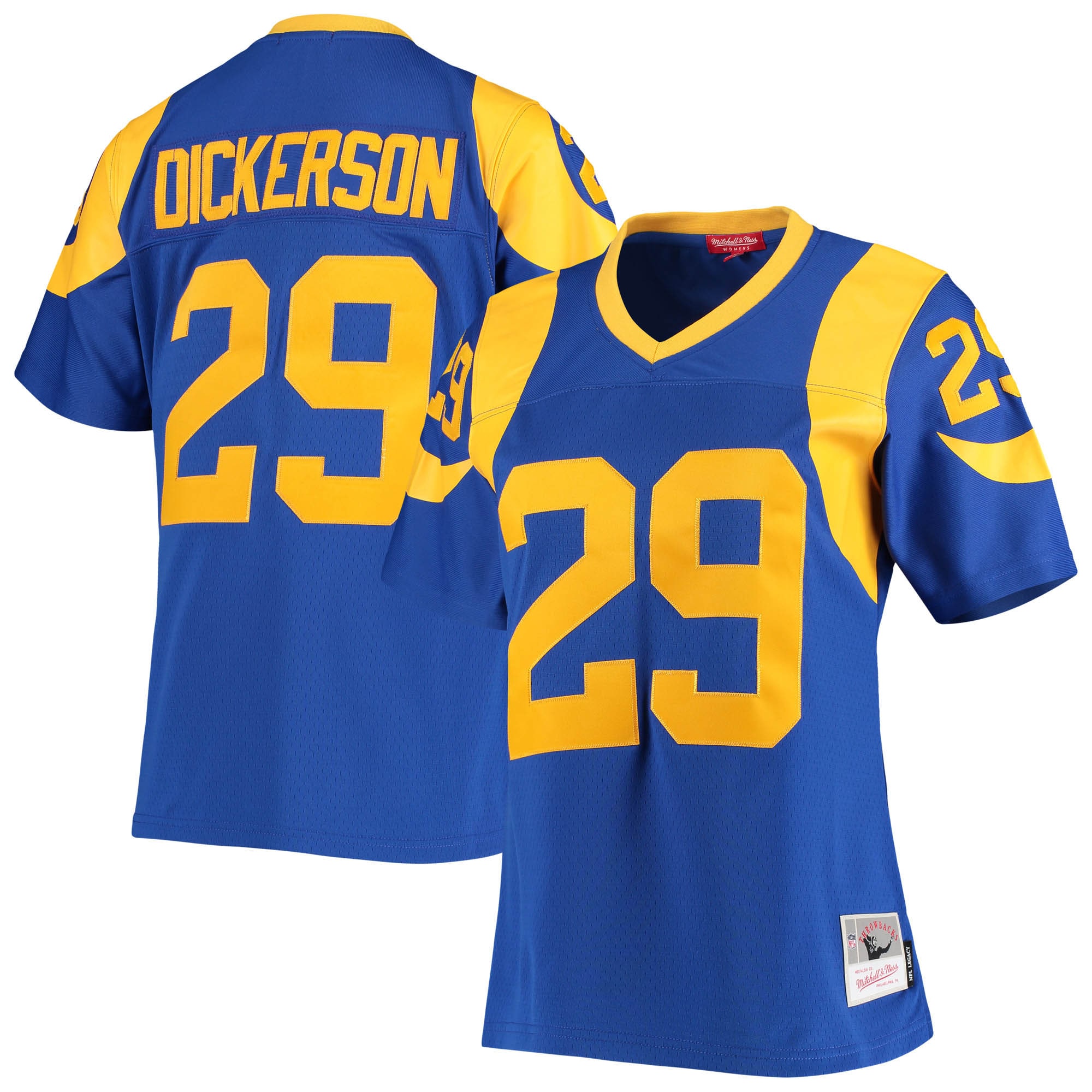 Los Angeles Rams Eric Dickerson Mitchell Ness Royal Legacy Team NFL Jersey Women's
