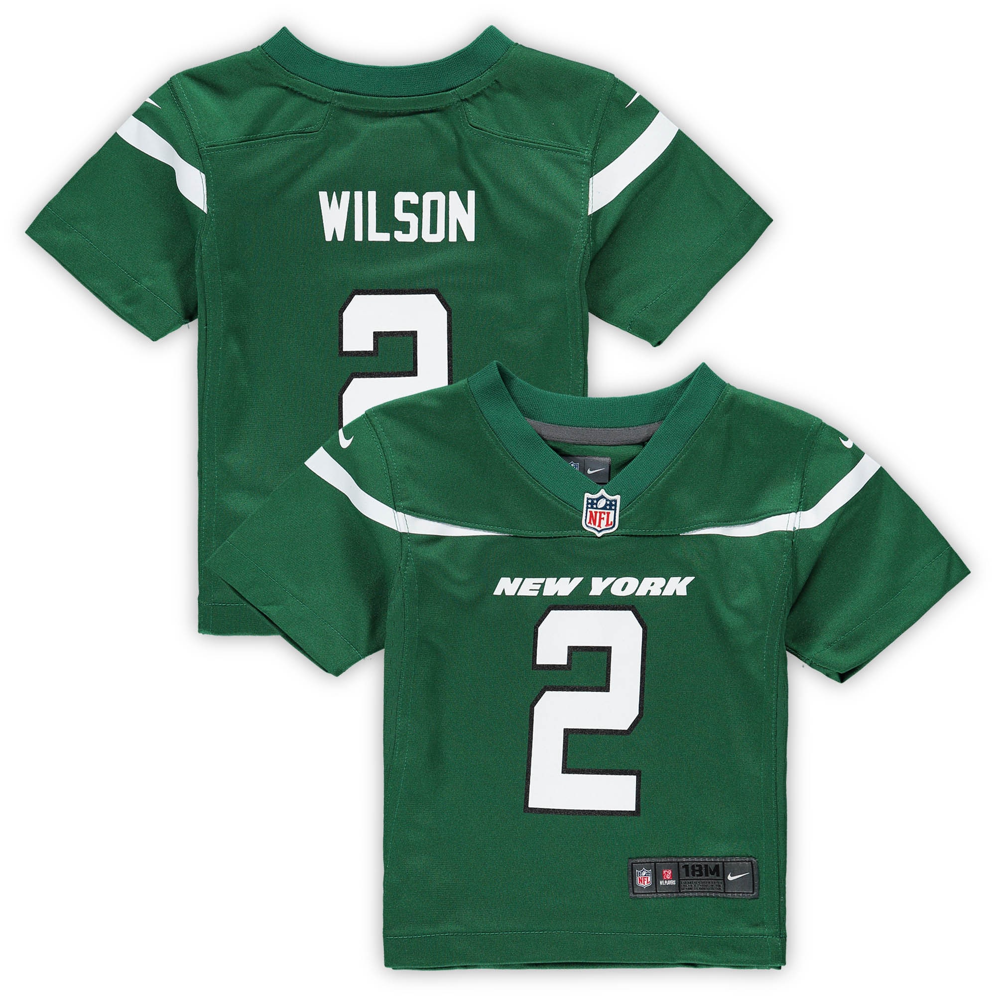Infant New York Jets Zach Wilson Gotham Green Game NFL Jersey Men's