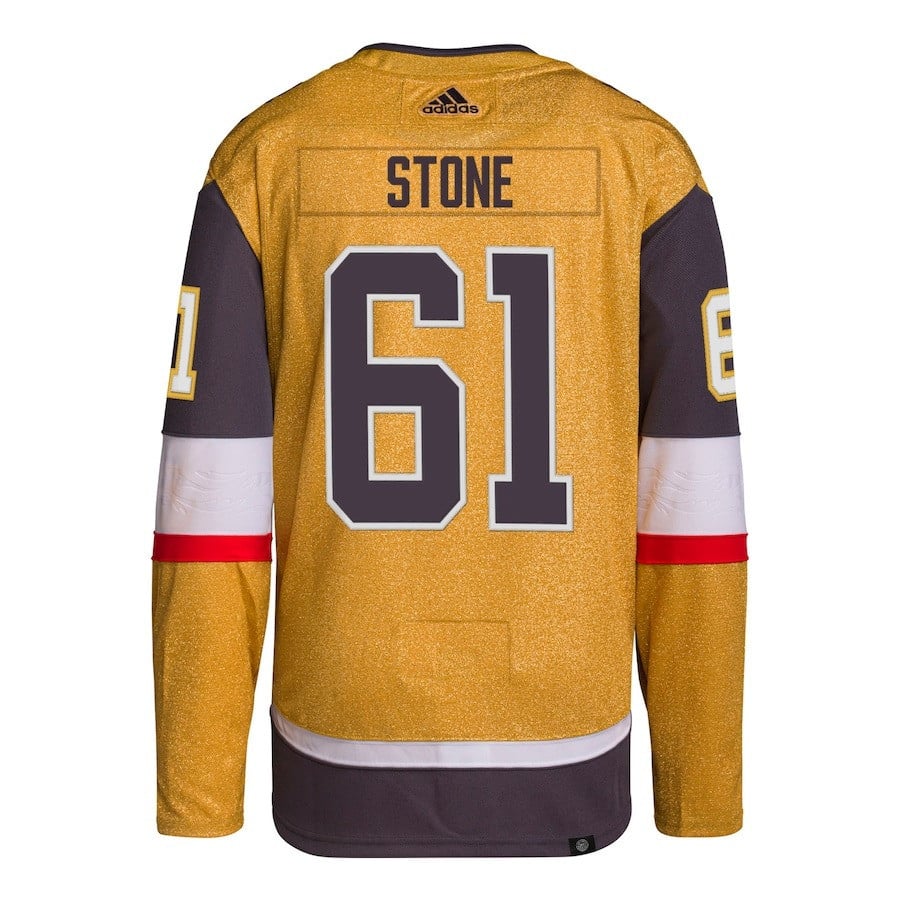 Mark Stone 61 Vegas Golden Knights 2023 Stanley Cup Final Home Player Gold NHL Jersey Men's