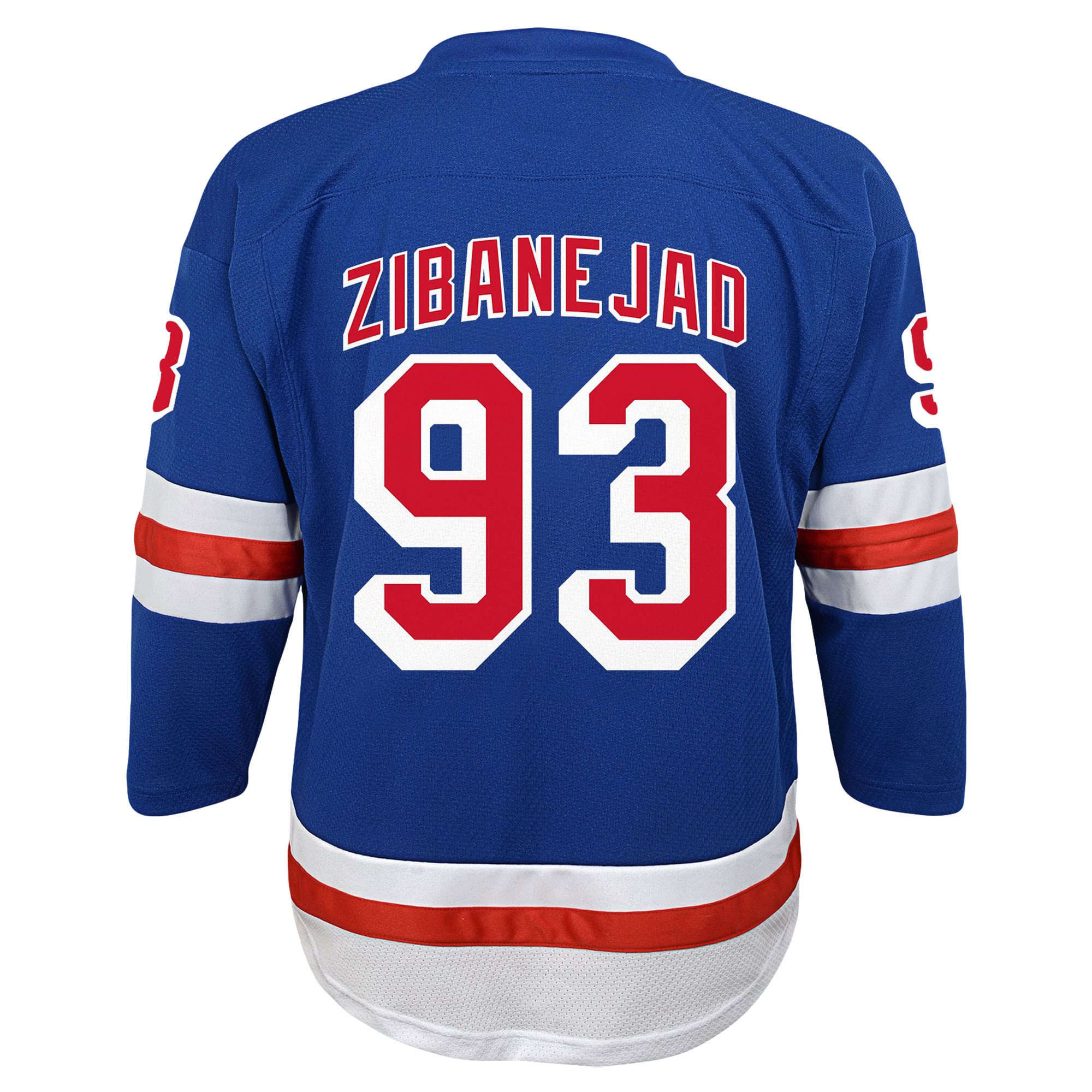 New York Rangers Mika Zibanejad Blue Home Player NHL Jersey Youth