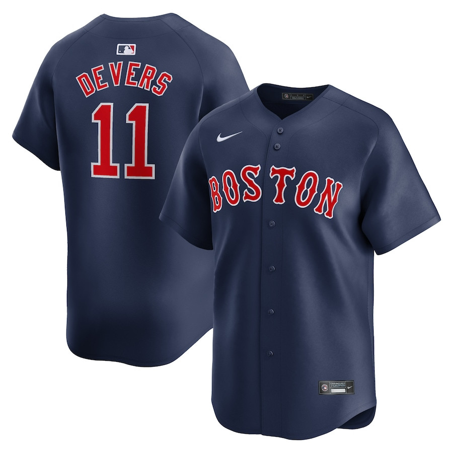 Rafael Devers 11 Boston Red Sox Alternate Limited Navy MLB Jersey Men's