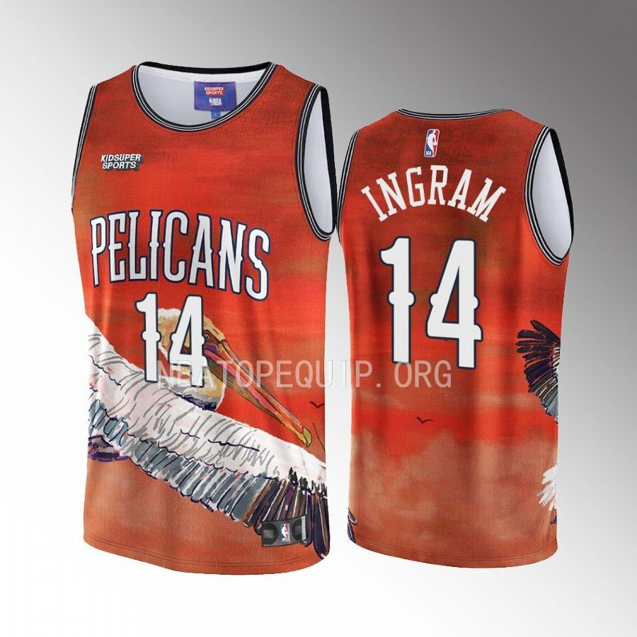 Brandon Ingram 14 New Orleans Pelicans KidSuper Studio Unisex Hometown NBA Jersey Unisex