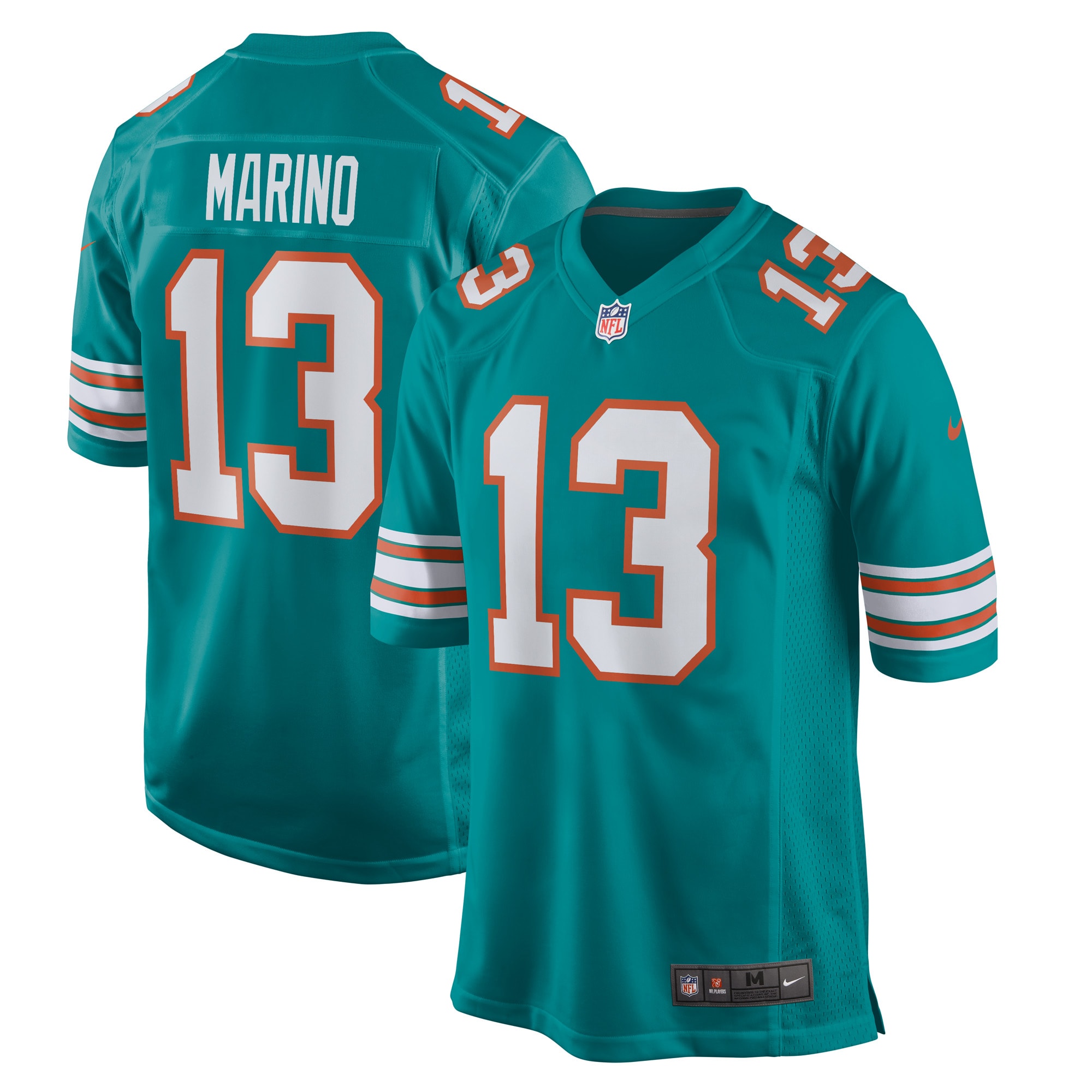 Miami Dolphins Dan Marino Aqua Retired Player NFL Jersey Men's