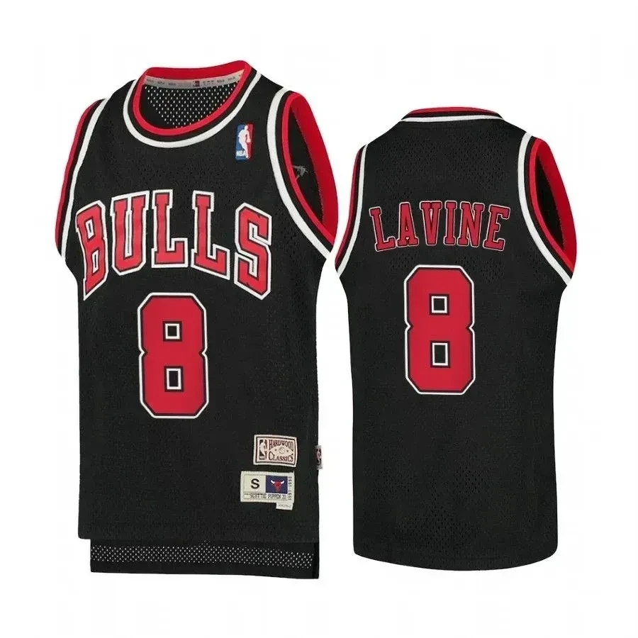 Zach Lavine Chicago Bulls Hardwood Classics Black NBA Jersey Youth