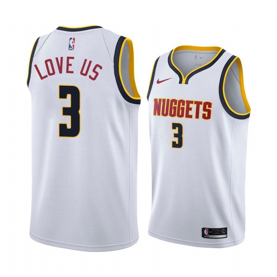 Torrey Craig Love Us Denver Nuggets Association NBA Jersey Men's