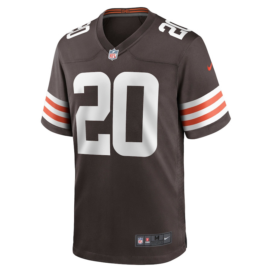 Gregory Newsome II 20 Cleveland Browns Game Brown NFL Jersey Men's