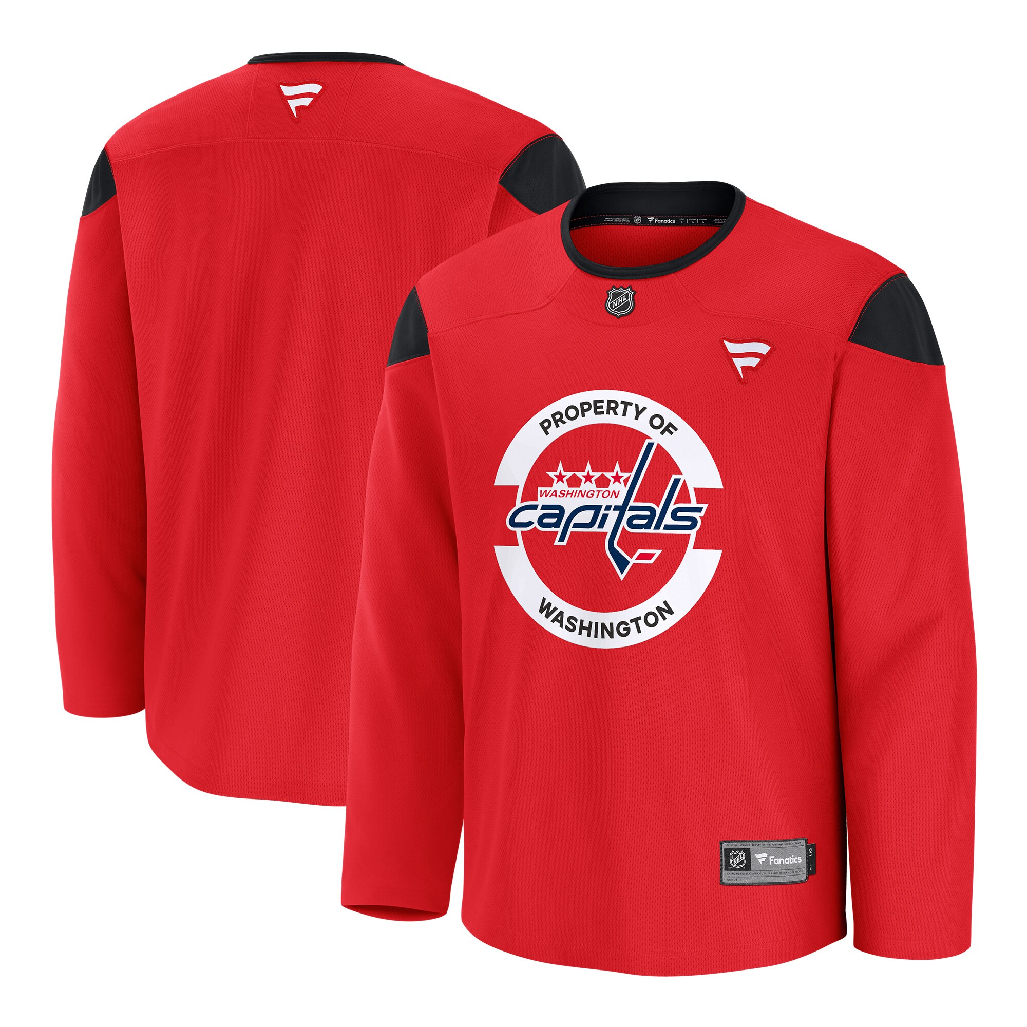 Washington Capitals Red Home Practice NHL Jersey Men's