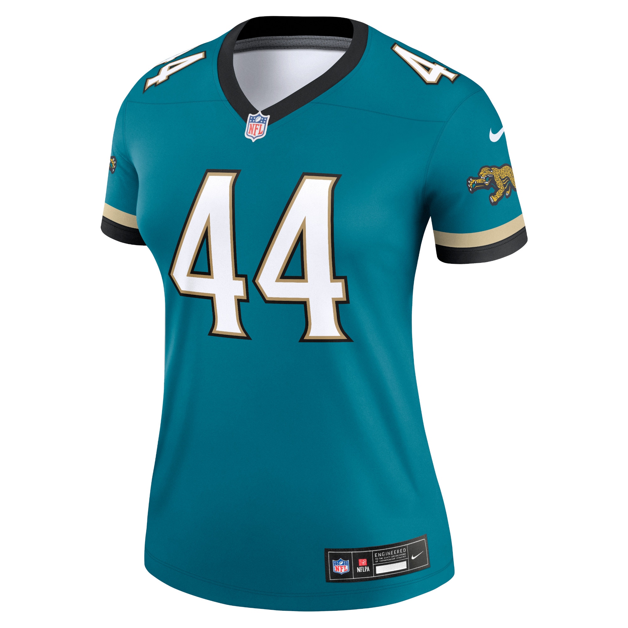 Jacksonville Jaguars Travon Walker Prowler Throwback Teal Alternate Legend Player Performance Top NFL Jersey Women's