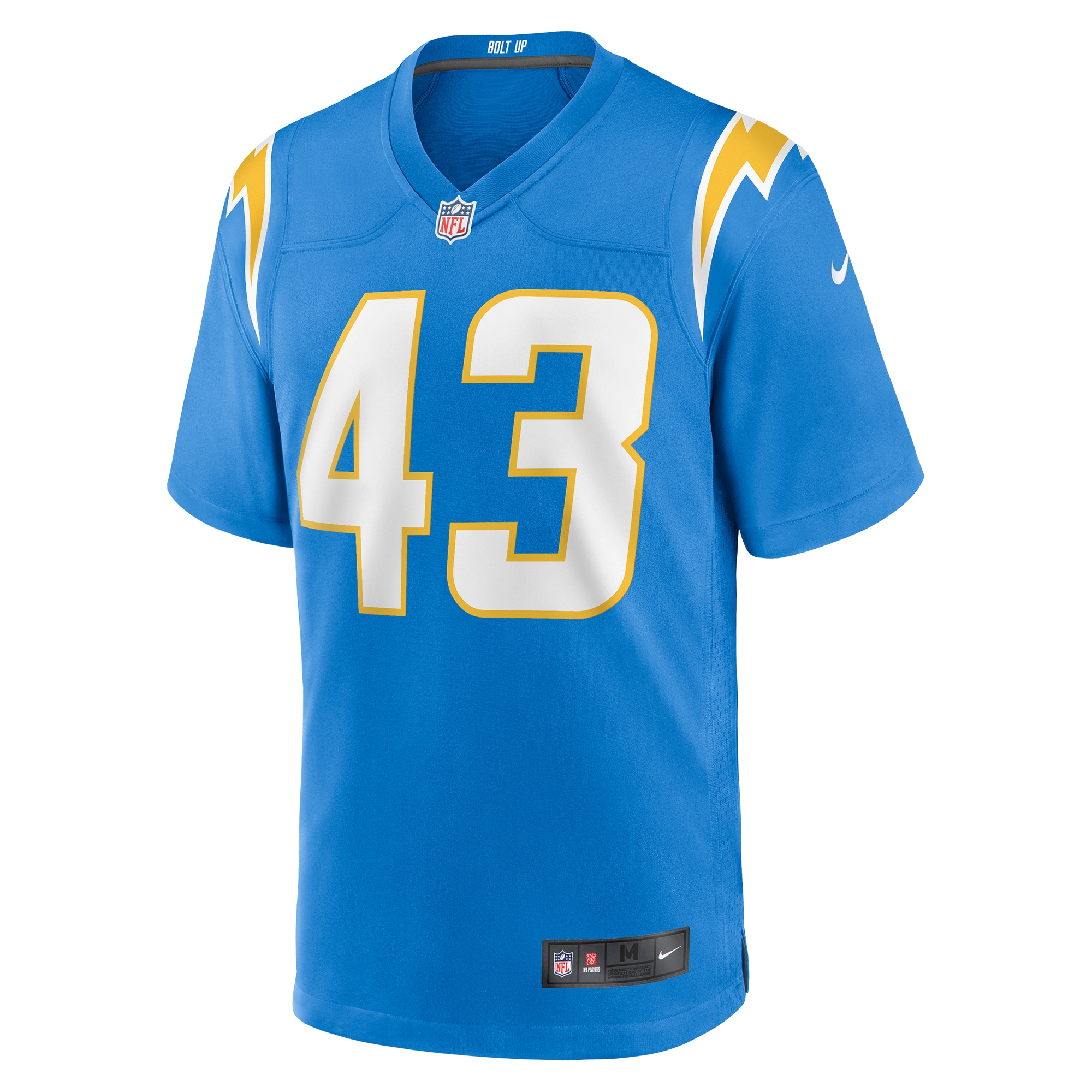 Los Angeles Chargers Troy Dye Powder Blue Game NFL Jersey Men's