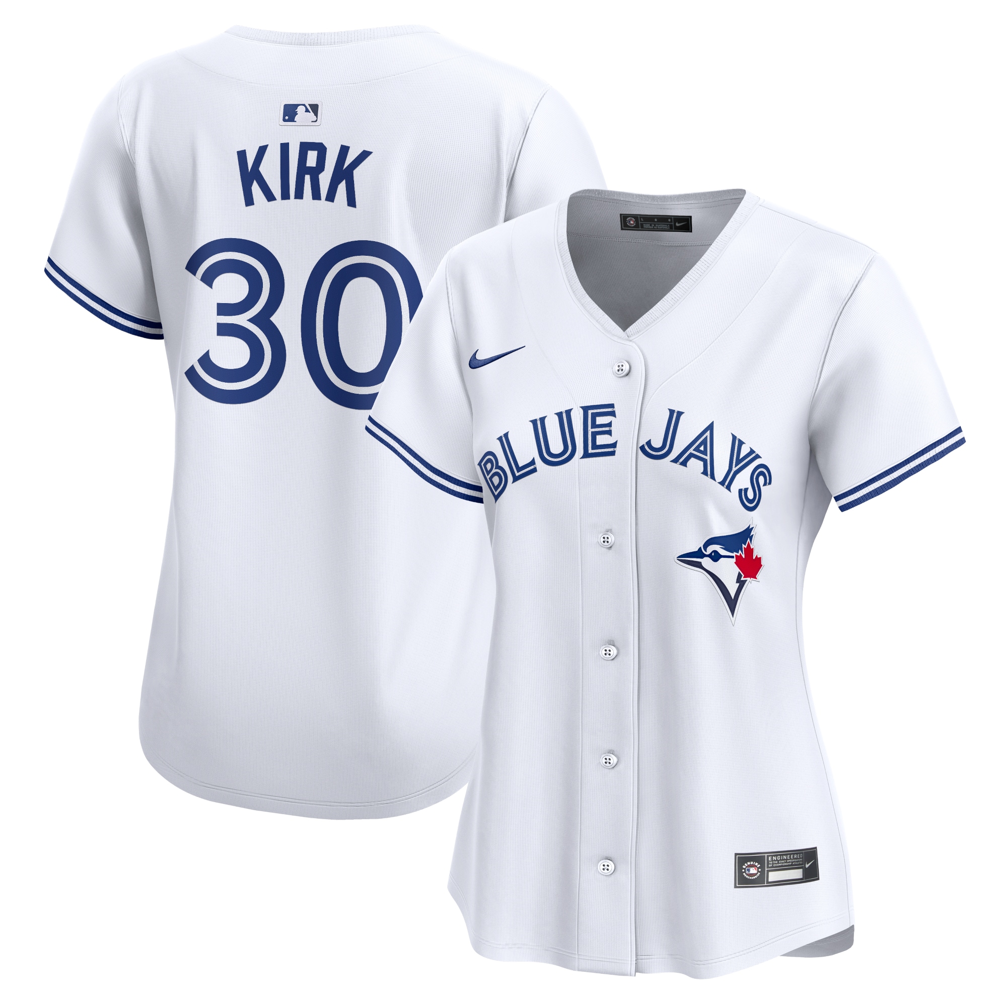 Toronto Blue Jays Alejandro Kirk White Home Limited Player MLB Jersey Women's