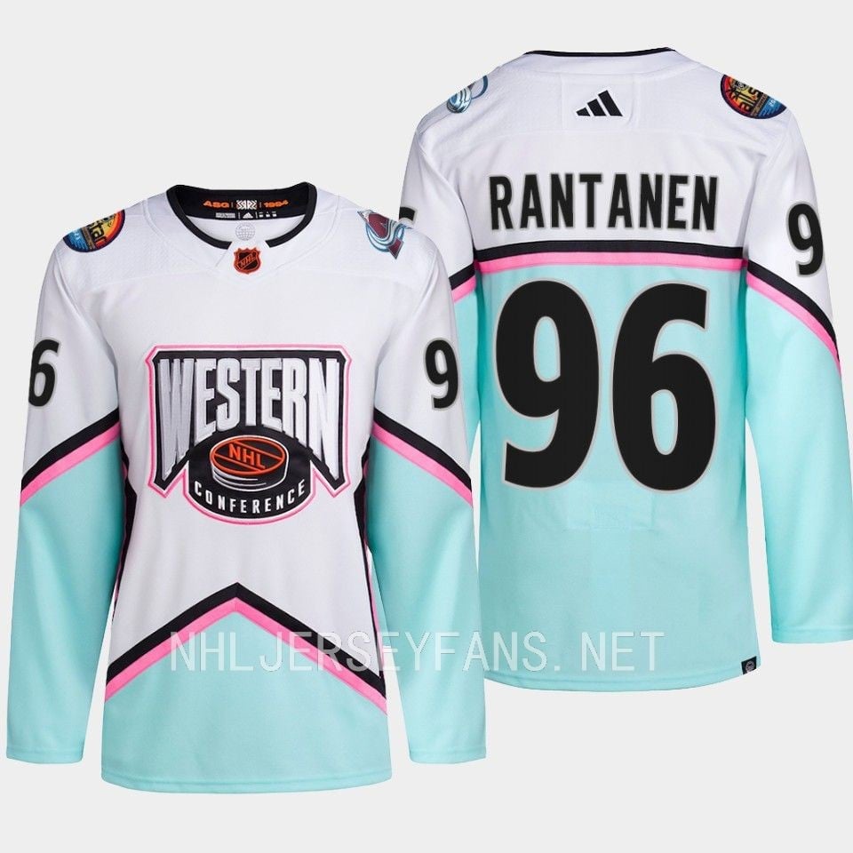 Mikko Rantanen 96 Colorado Avalanche 2023 All Star Game White Equipment NHL Jersey Men's