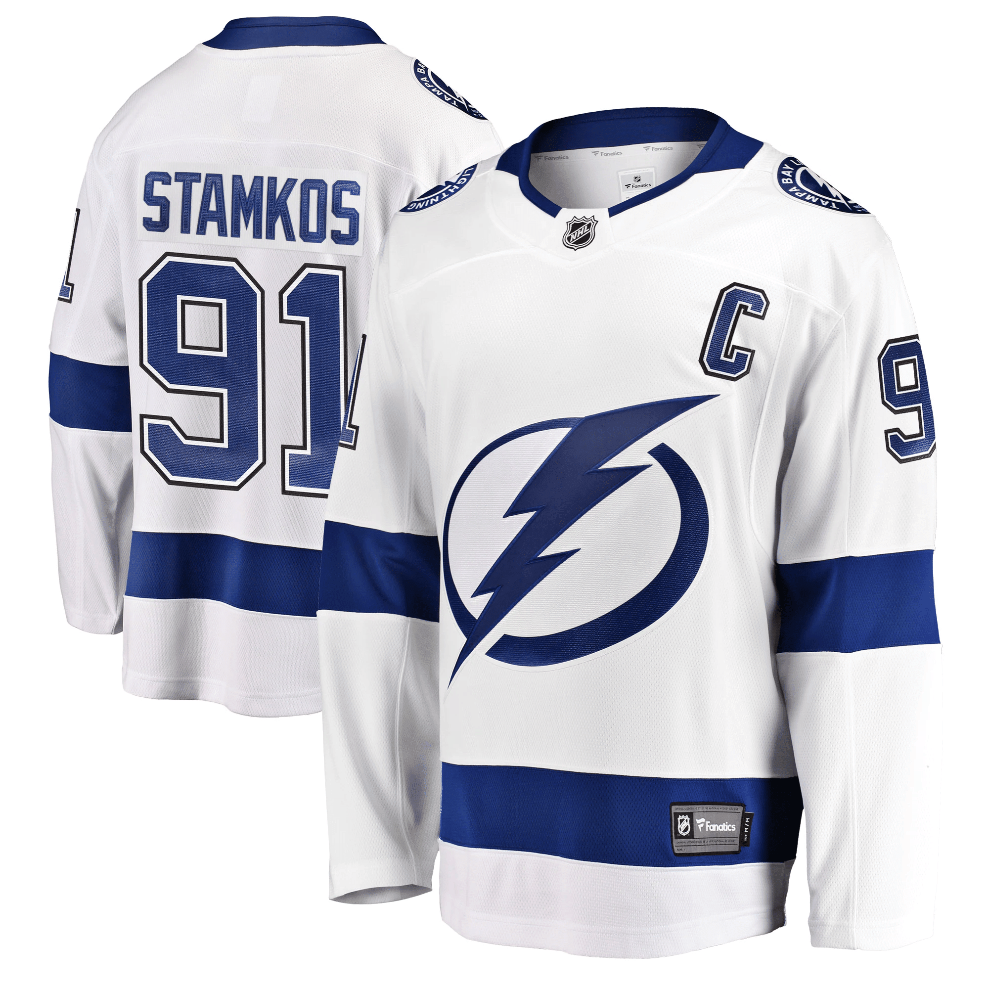 Steven Stamkos White Tampa Bay Lightning Breakaway Player NHL Jersey Men's