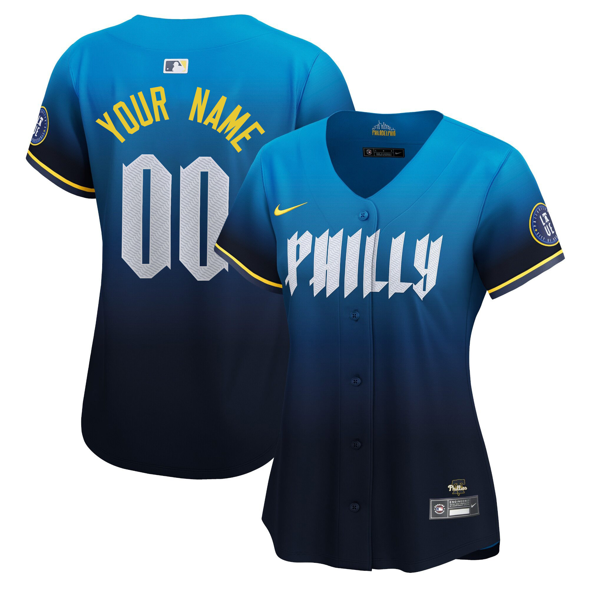 Philadelphia Phillies 2024 City Connect Limited Custom- Women MLB Jersey Women's