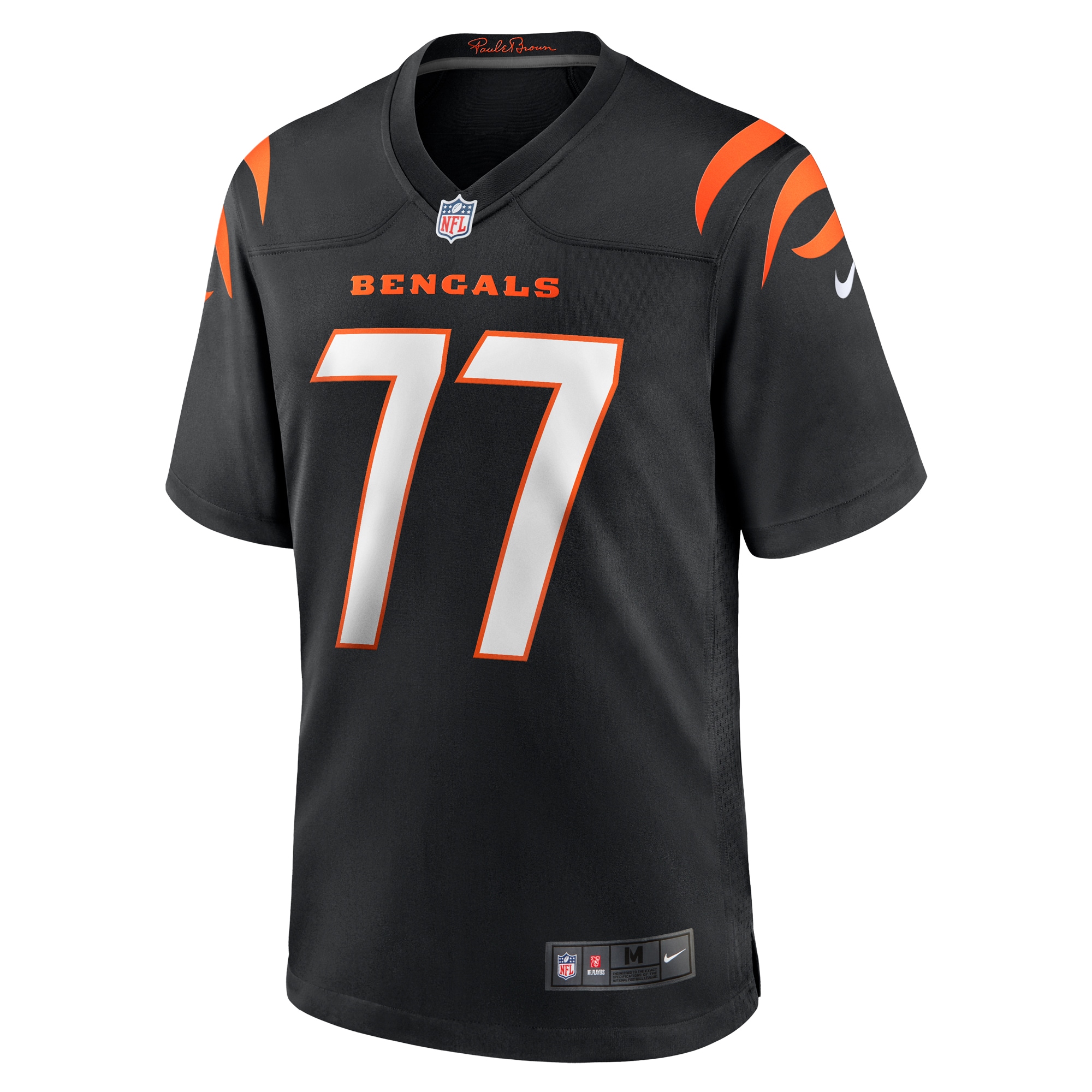 Cincinnati Bengals Trent Brown Black Game NFL Jersey Men's