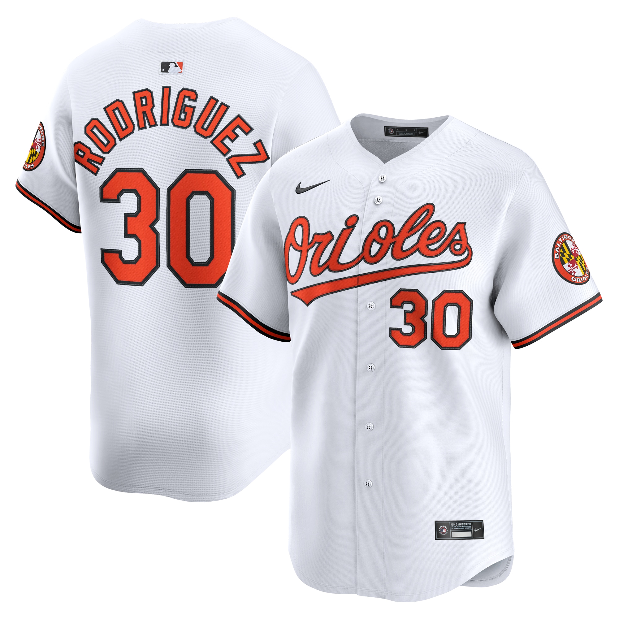 Baltimore Orioles Grayson Rodriguez White Alternate Limited Player MLB Jersey Men's