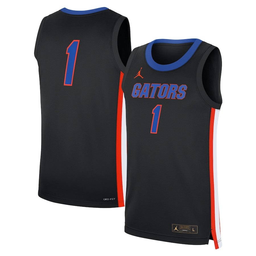 Florida Gators Alternate Black #1 NCAA Jersey Men's