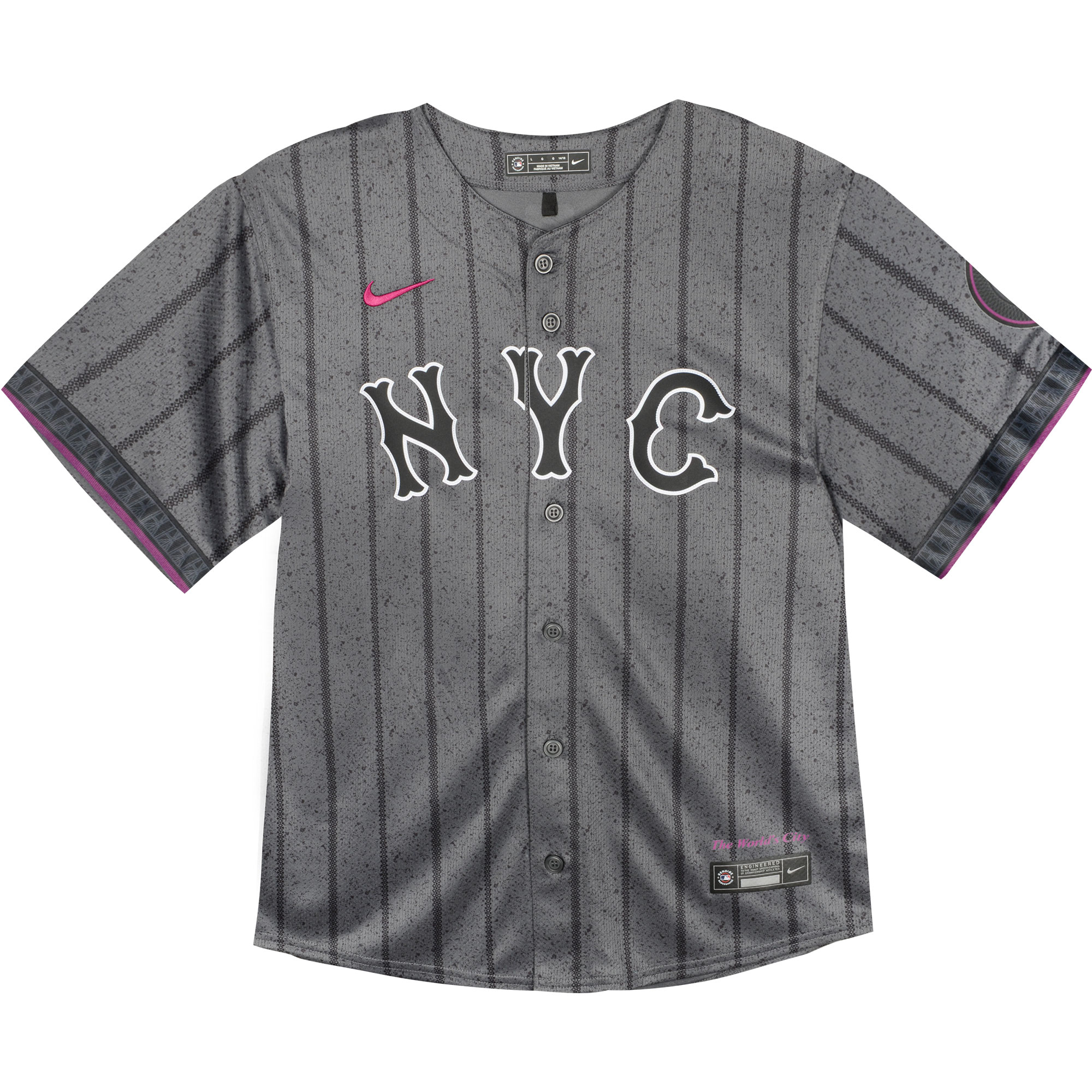 Infant New York Mets Pete Alonso Graphite 2024 City Connect Limited Player MLB Jersey Men's