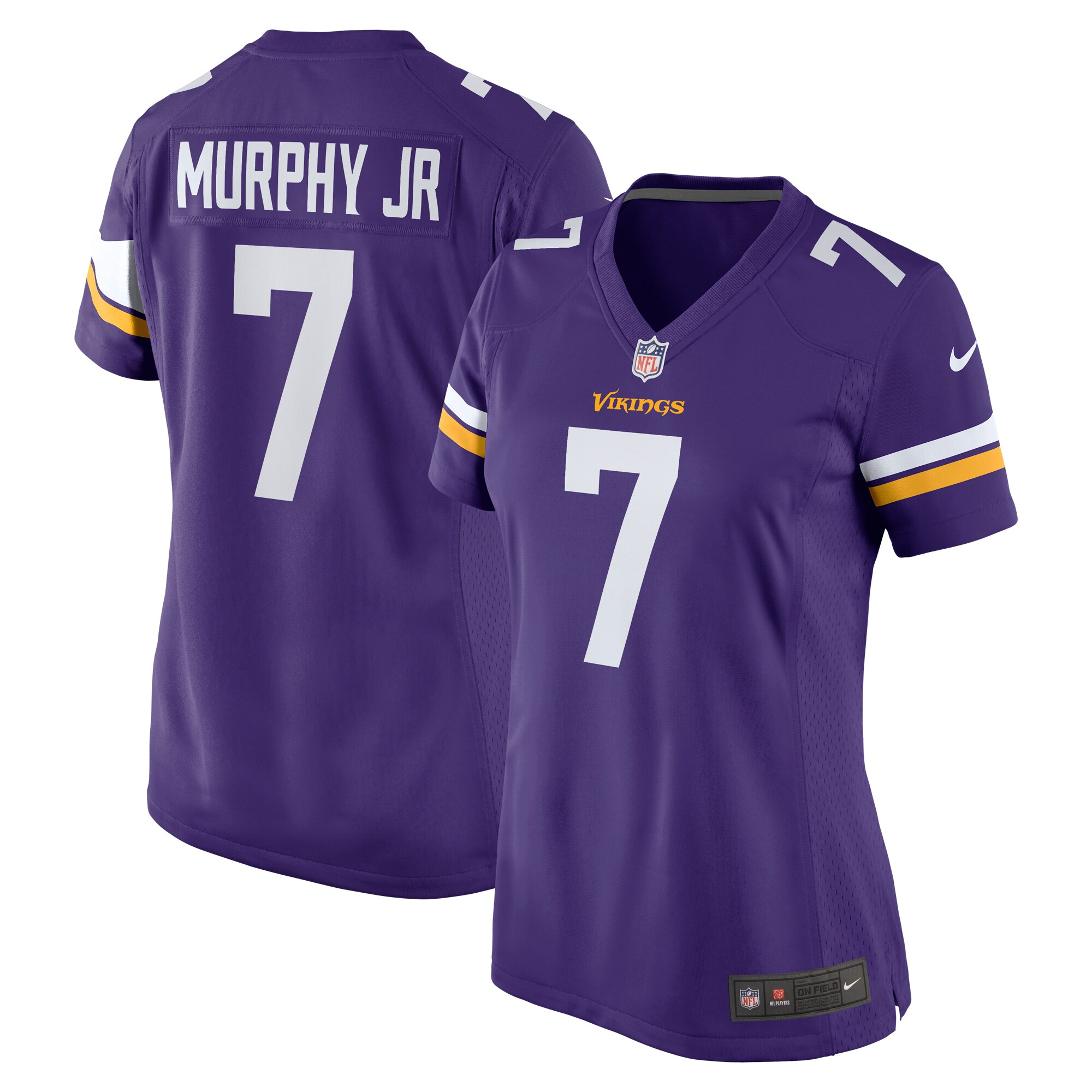 Minnesota Vikings Byron Murphy Jr. Purple Game NFL Jersey Women's