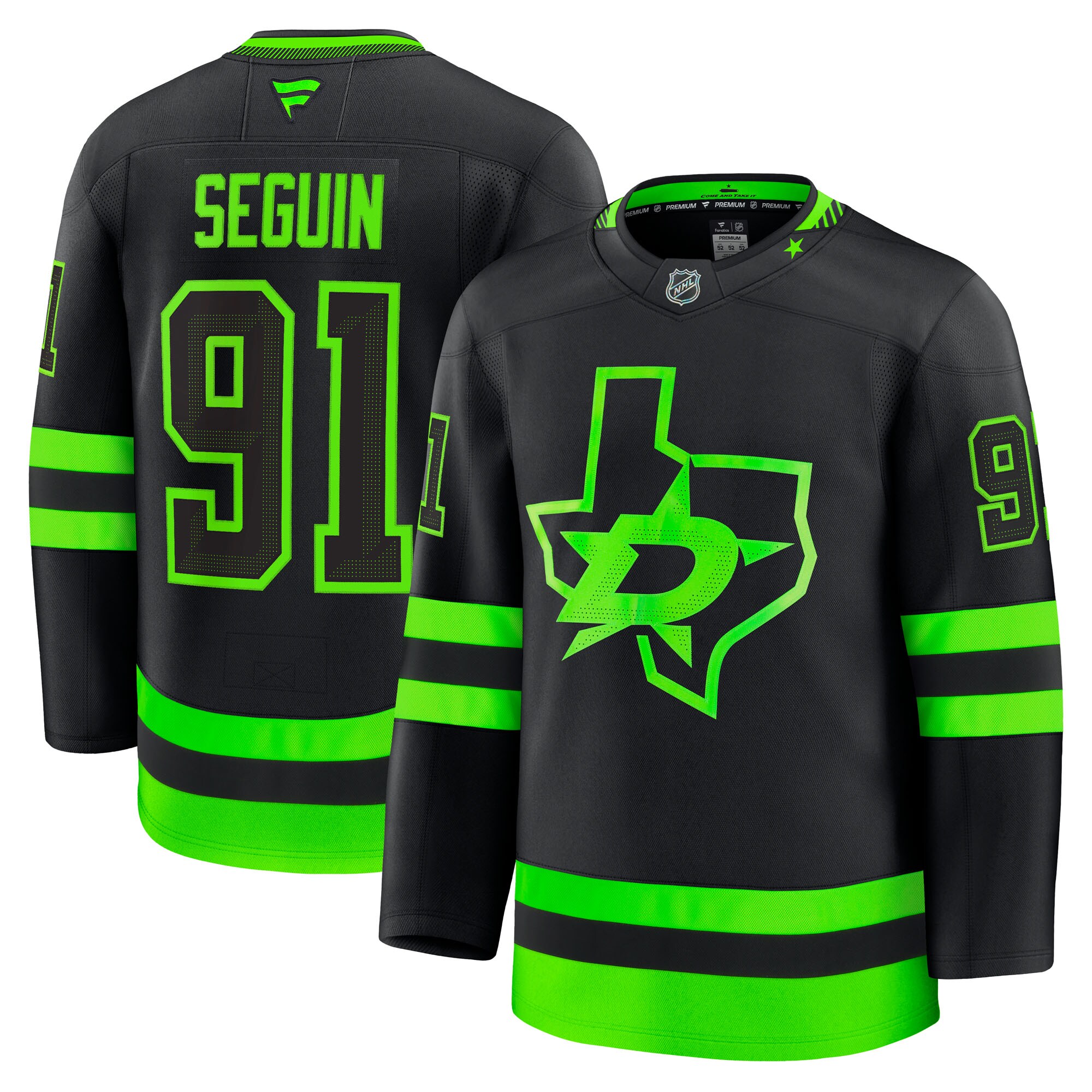 Dallas Stars Tyler Seguin Black Alternate Premium NHL Jersey Men's
