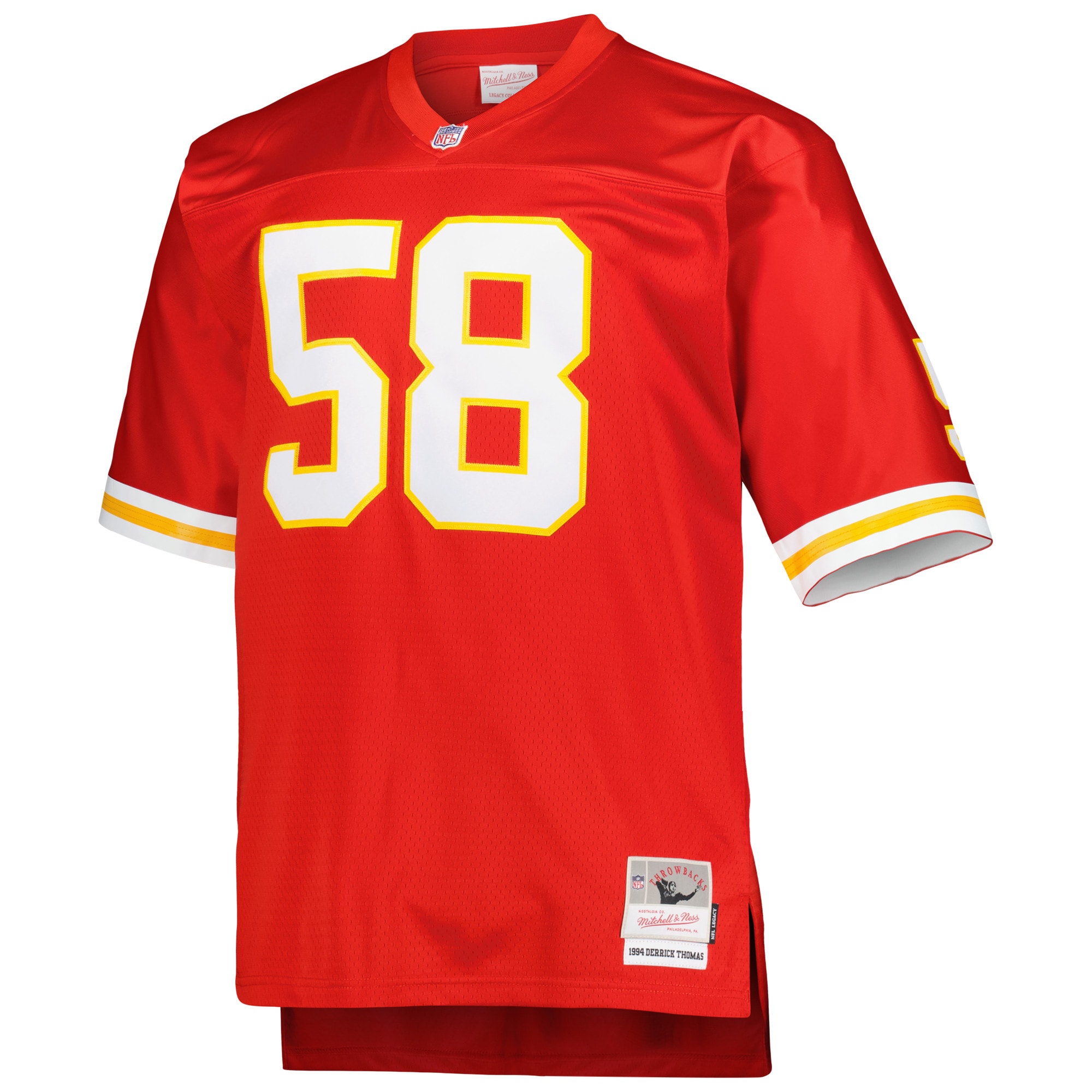 Kansas City Chiefs Derrick Thomas Mitchell Ness Red Big Tall 1994 Retired Player NFL Jersey Men's