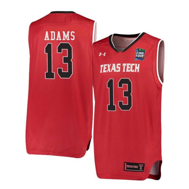 Under Armour 13 Luke Adams Red Texas Tech Red Raiders NCAA Jersey Men's