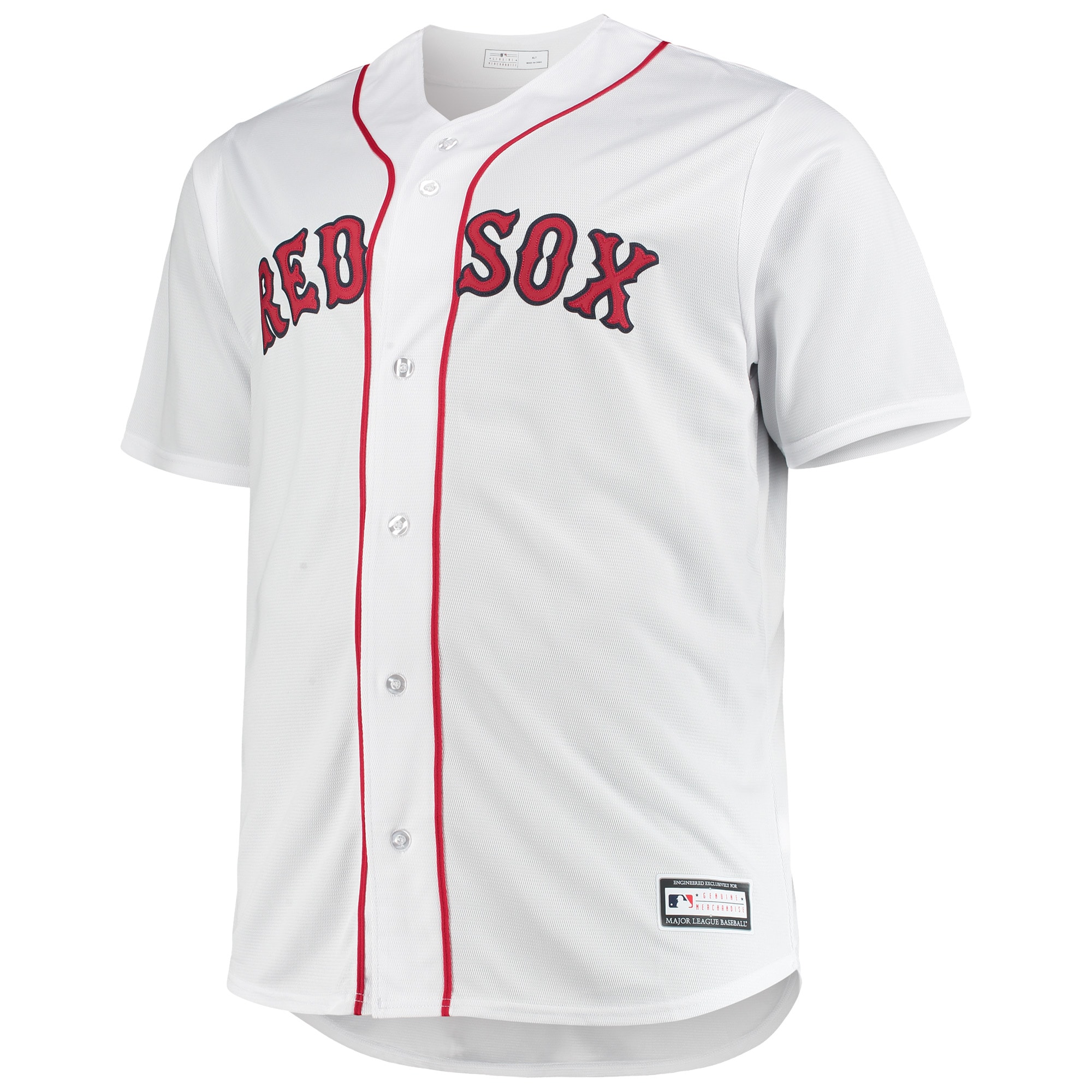 Boston Red Sox White Big Tall Home Team MLB Jersey Men's