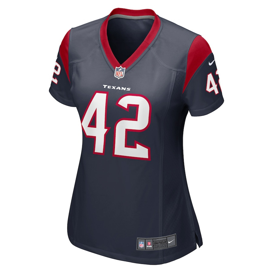 Cory Littleton 42 Houston Texans Team Color Navy NFL Jersey Women's