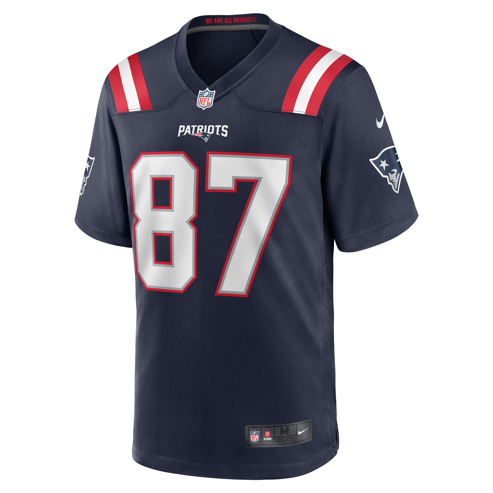 New England Patriots Matt Sokol Navy Game Player NFL Jersey Men's