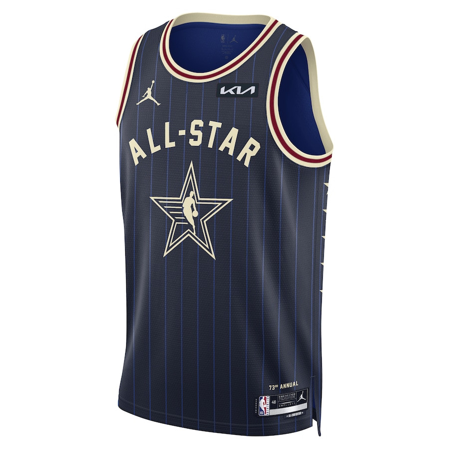 Jalen Brunson 11 2024 All Star Game Swingman Navy NBA Jersey Men's