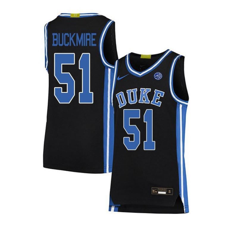 51 Mike Buckmire Black Elite Duke Blue Devils NCAA Jersey Men's